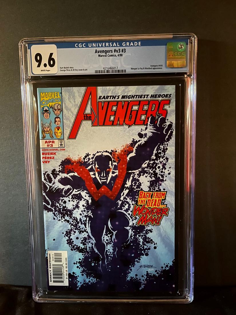 Avengers V3 #3 CGC 9.6 (1 of 1)