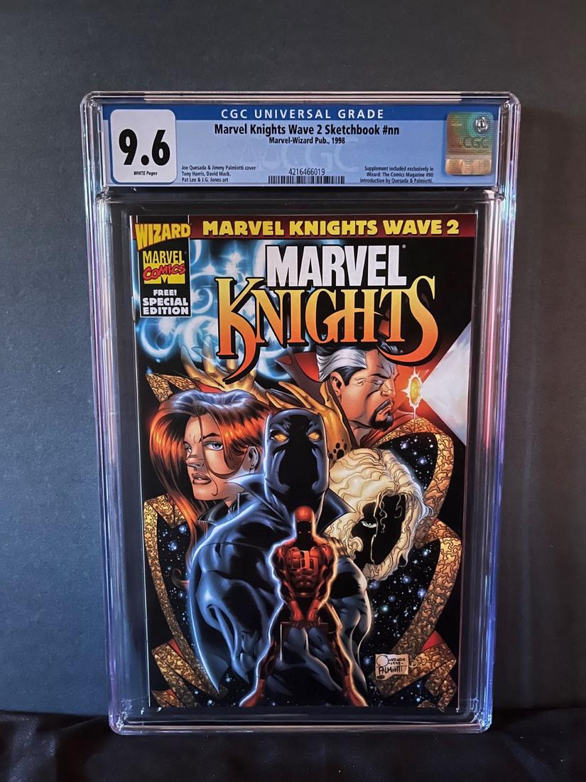 Marvel Knights Wave 2 Sketchbook CGC 9.6 (1 of 1)