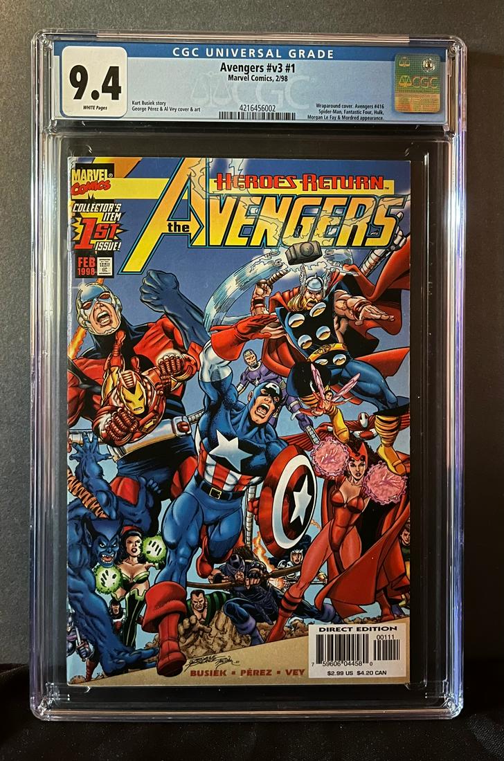 Avengers V3 #1 CGC 9.4 (1 of 1)