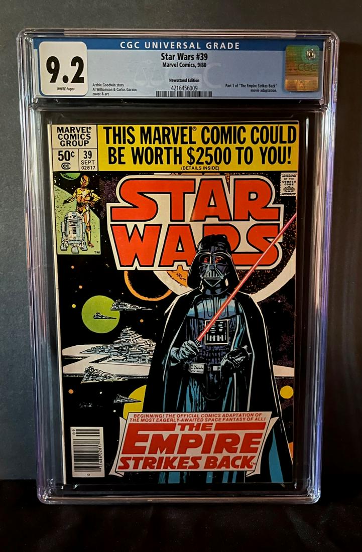star wars 39 CGC 9.2 (1 of 1)