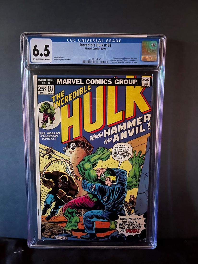 Hulk 182 3rd Wolverine app CGC 6.5 (1 of 1)