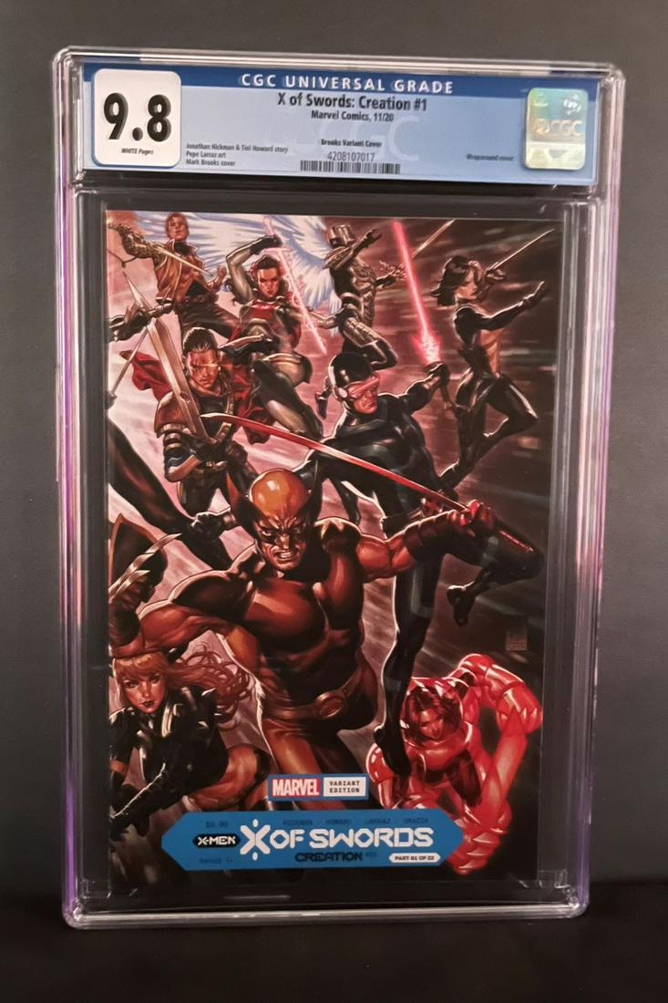 x of swords creation 1 Brooks Variant CGC 9.8 (1 of 1)