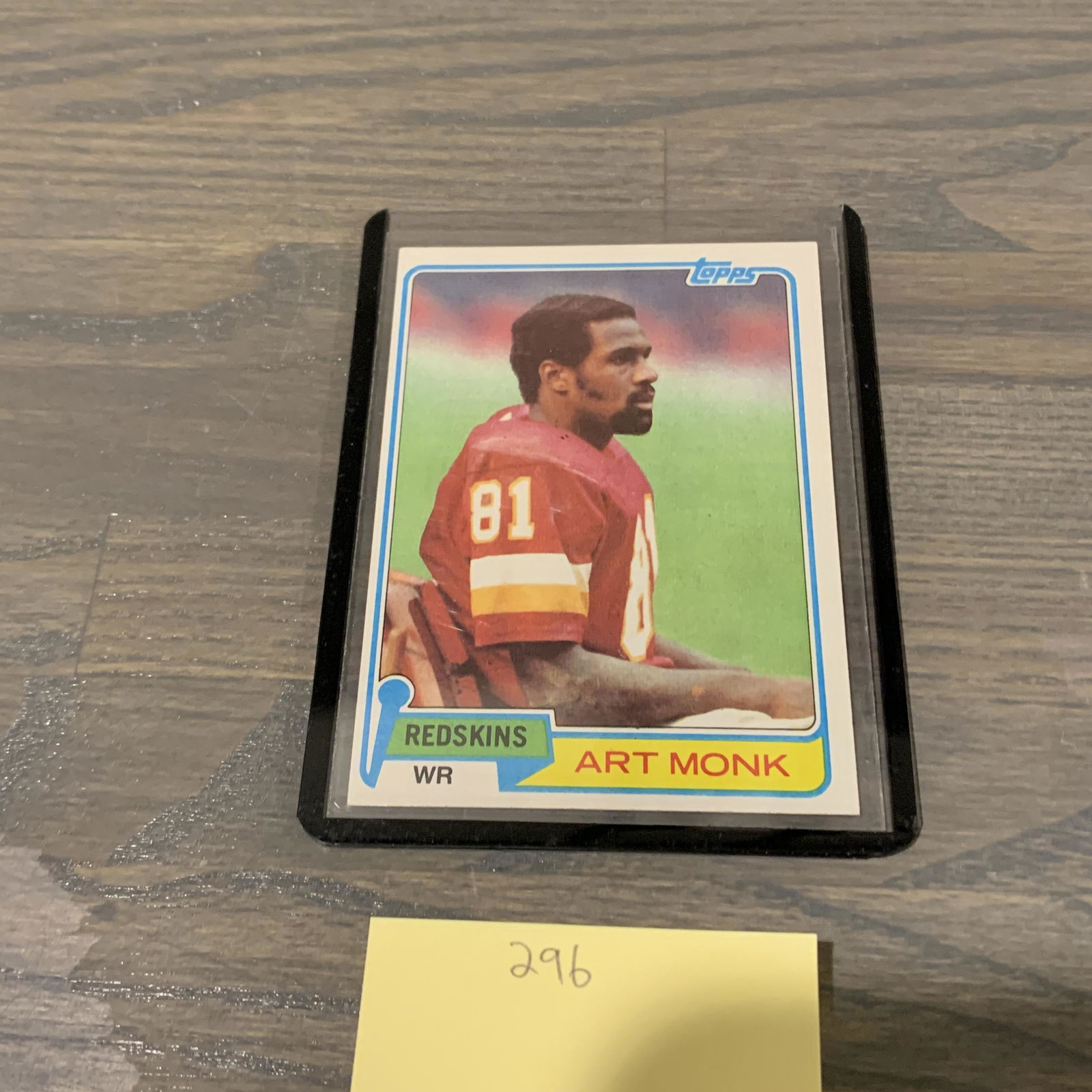 Art Monk Topps Football Card