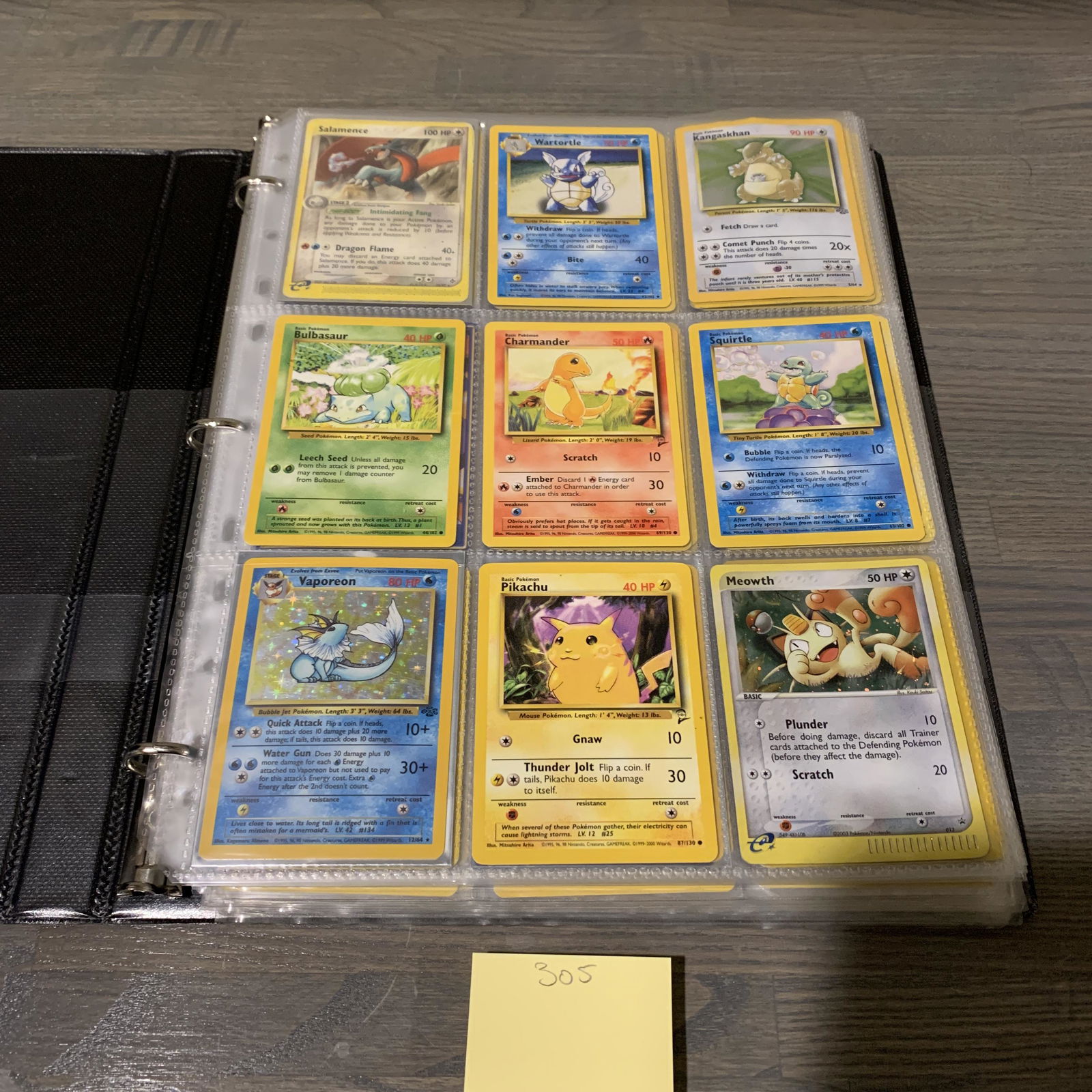 Vintage Pokemon Card Binder