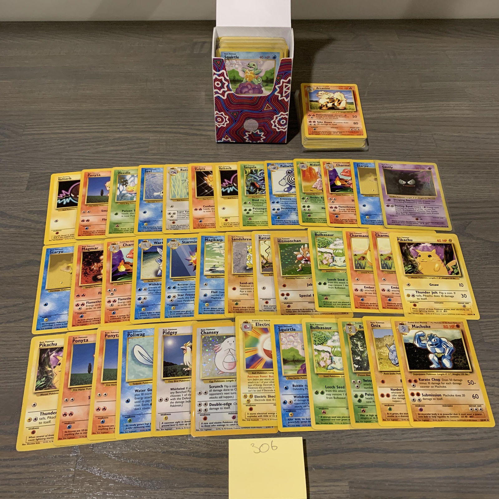 Vintage base set pokemon card lot (1 of 4)