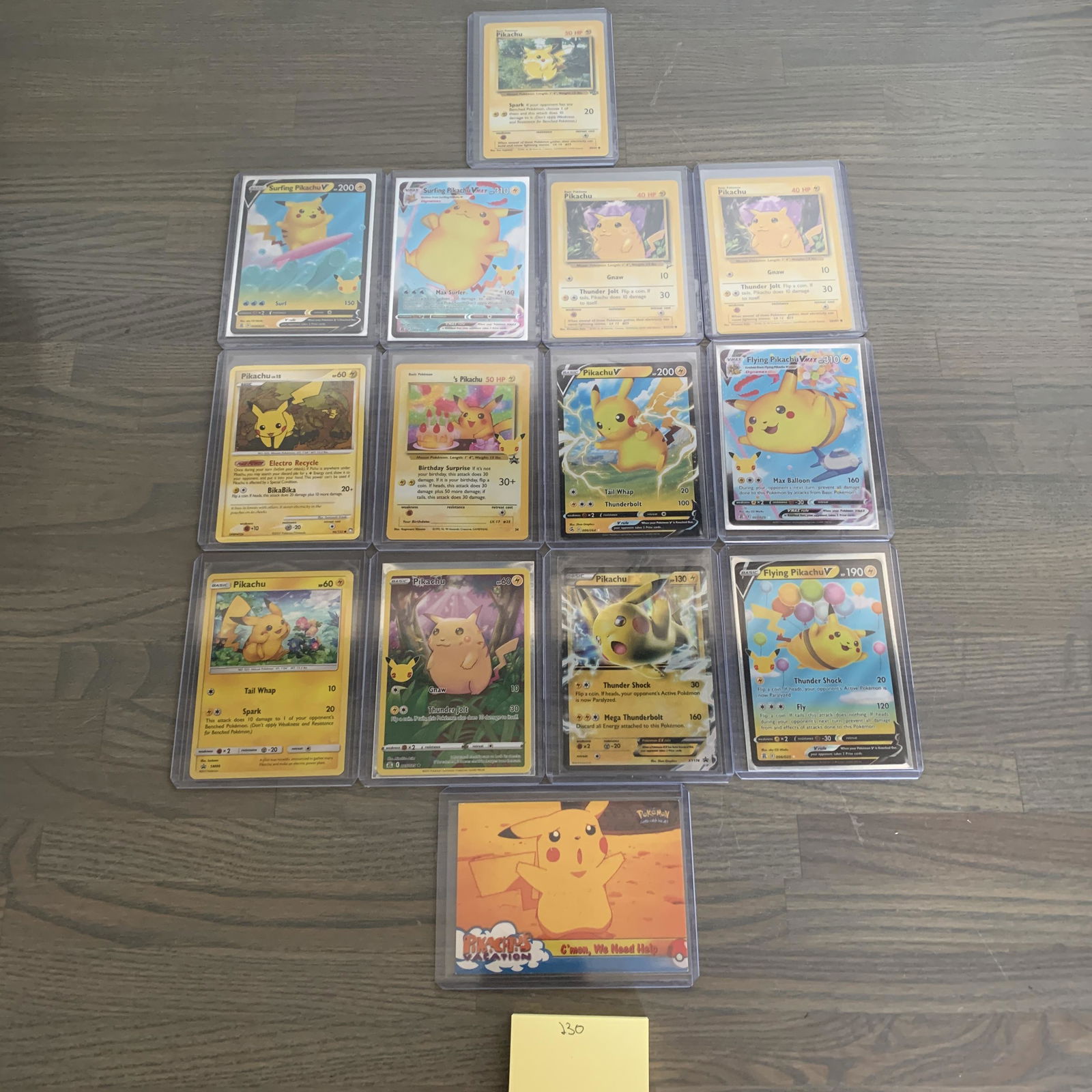 Pikachu Pokemon cards (1 of 3)