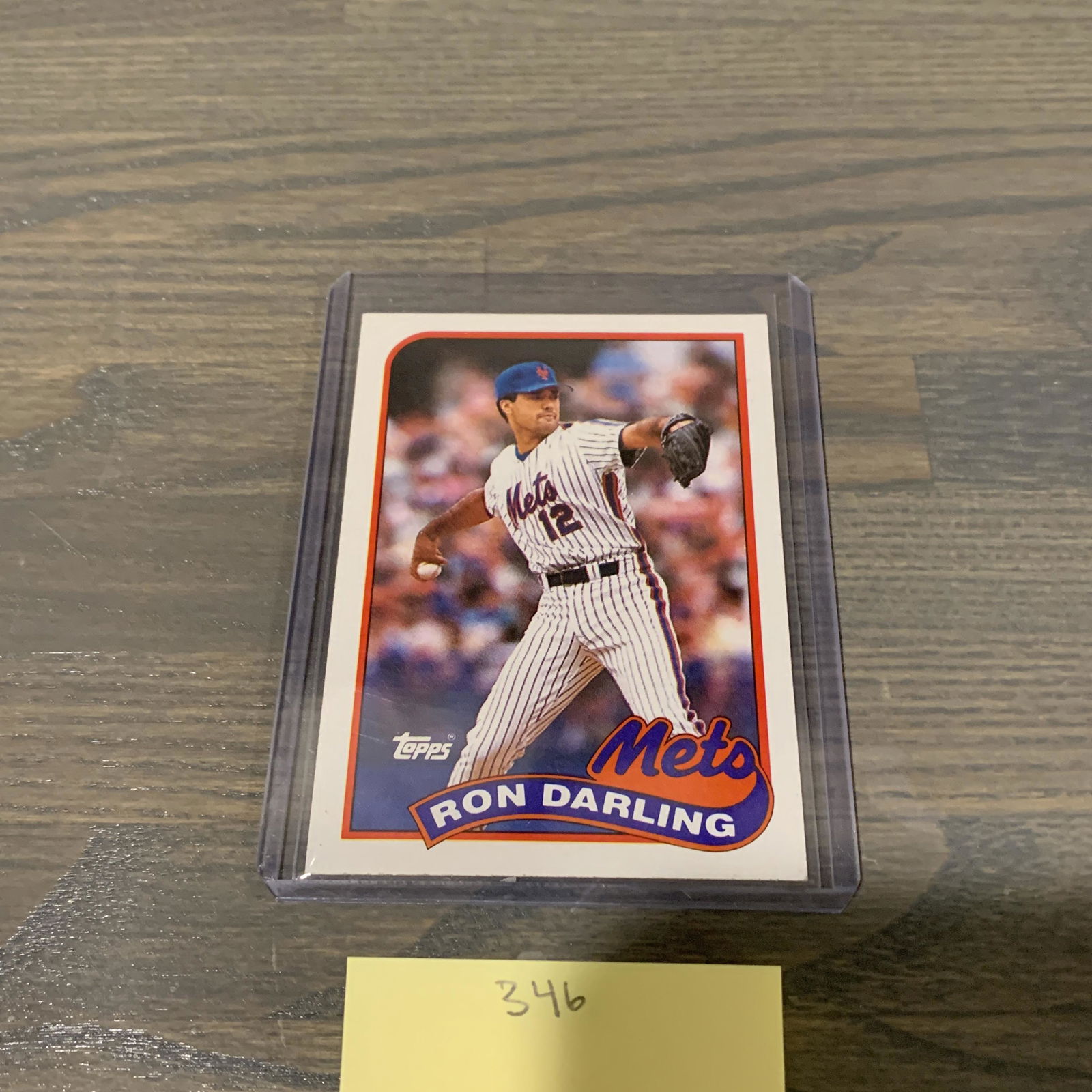Ron Darling 80s baseball card (1 of 2)