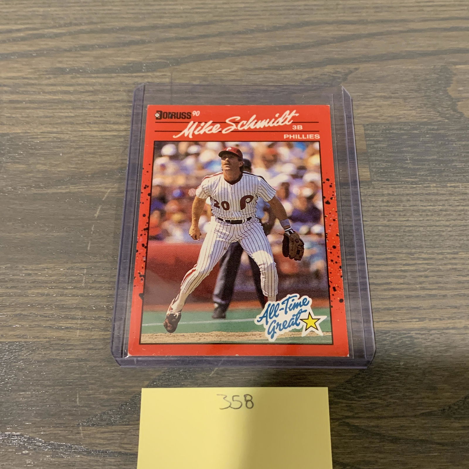 Mike Schmidt All time great baseball card (1 of 2)