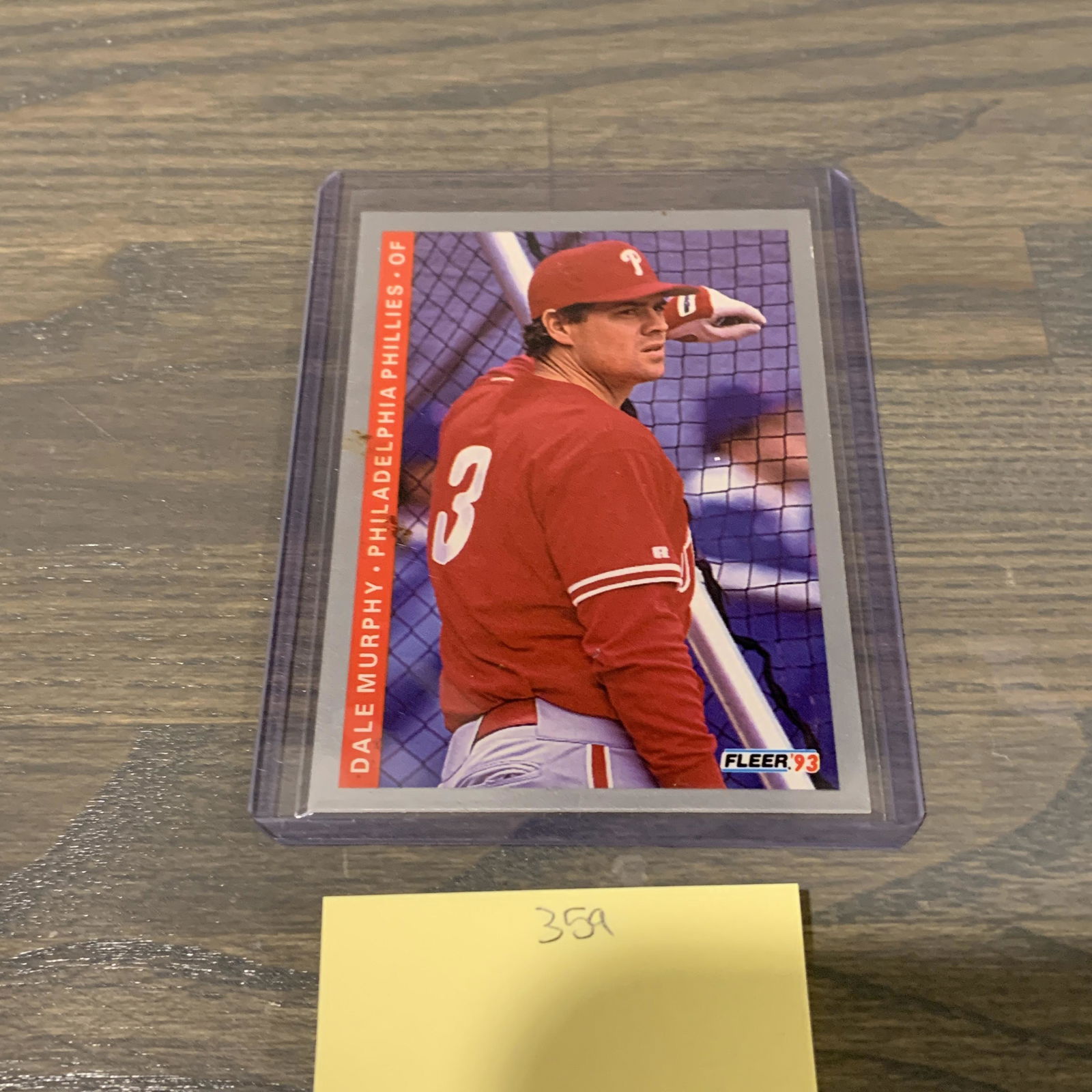 Dale Murphy Baseball Card (1 of 2)