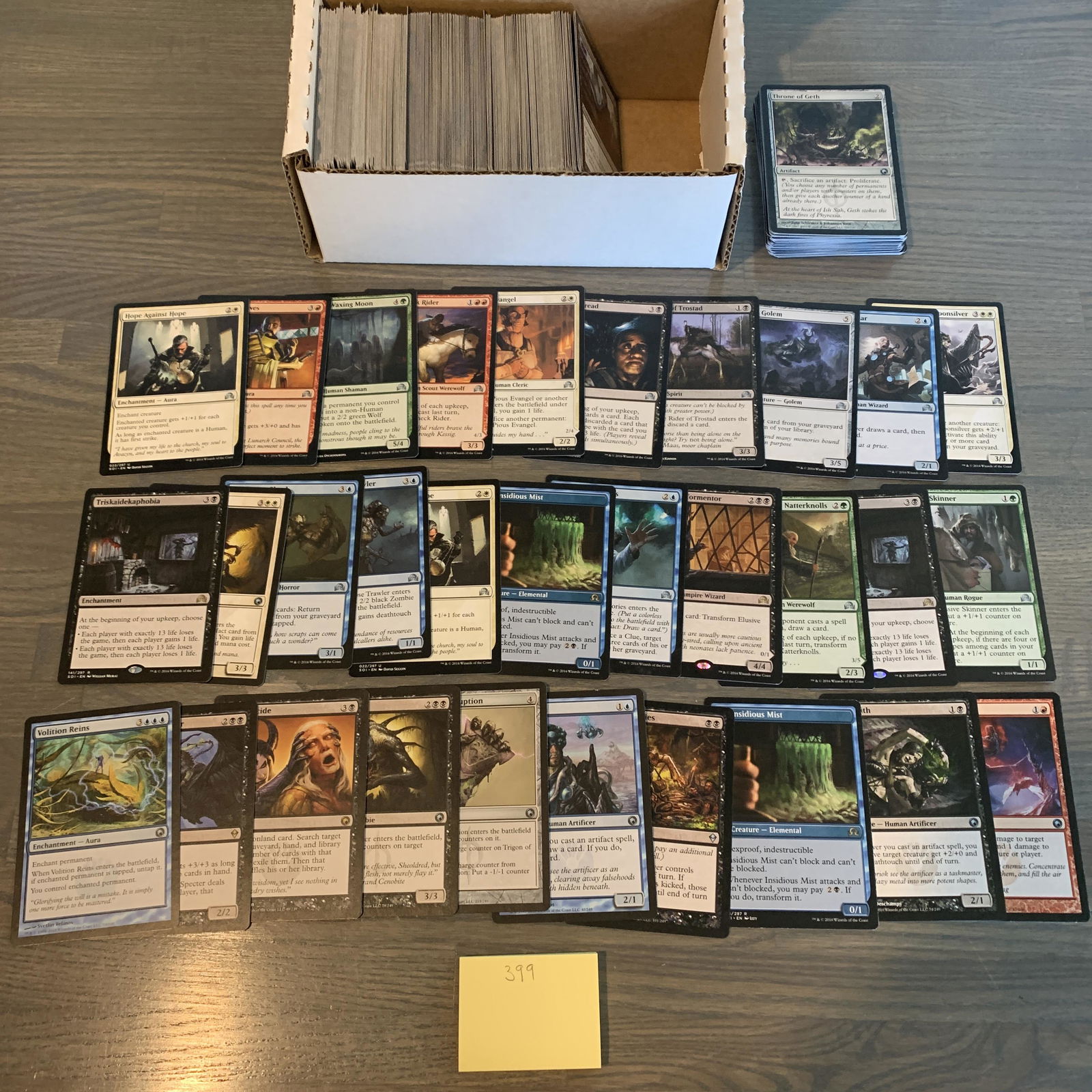 Box of Magic the Gathering Cards (1 of 3)