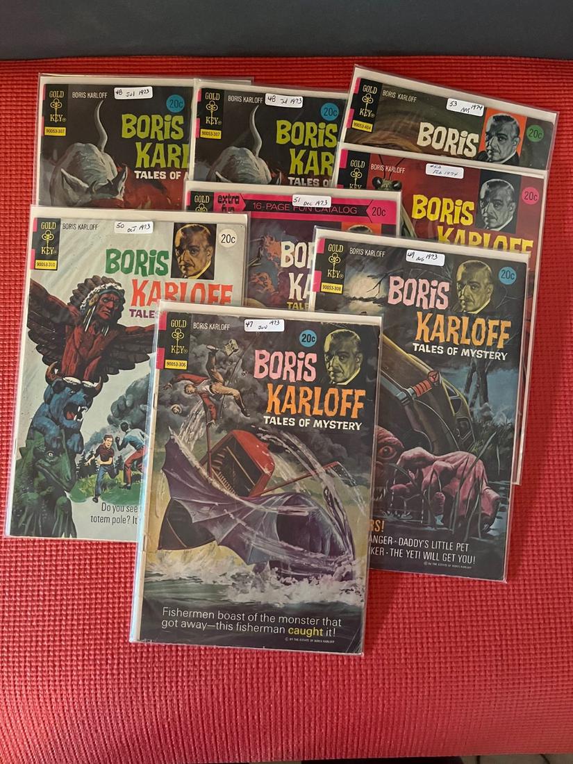 Boris Karloff Tales of Mystery 20 Cent Price Lot (1 of 1)