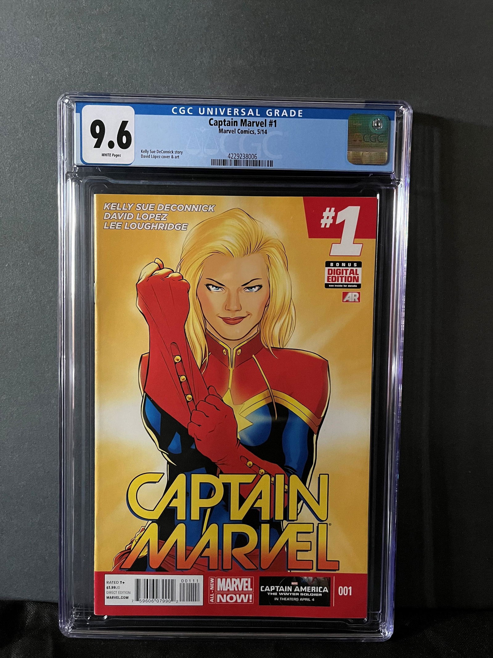 Captain Marvel 1 CGC 9.6 (1 of 1)