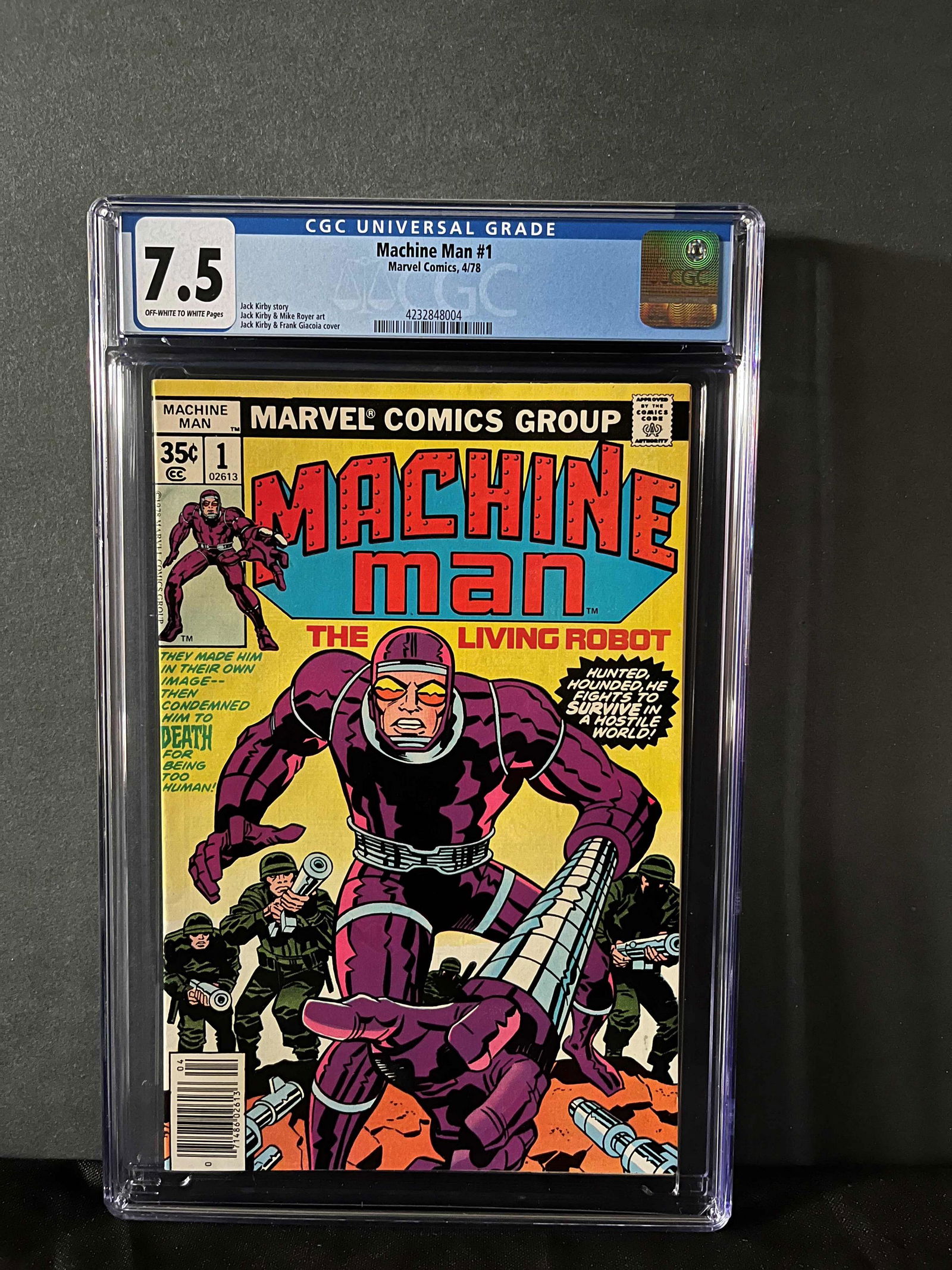 Machine Man 1 CGC 7.5 (1 of 1)