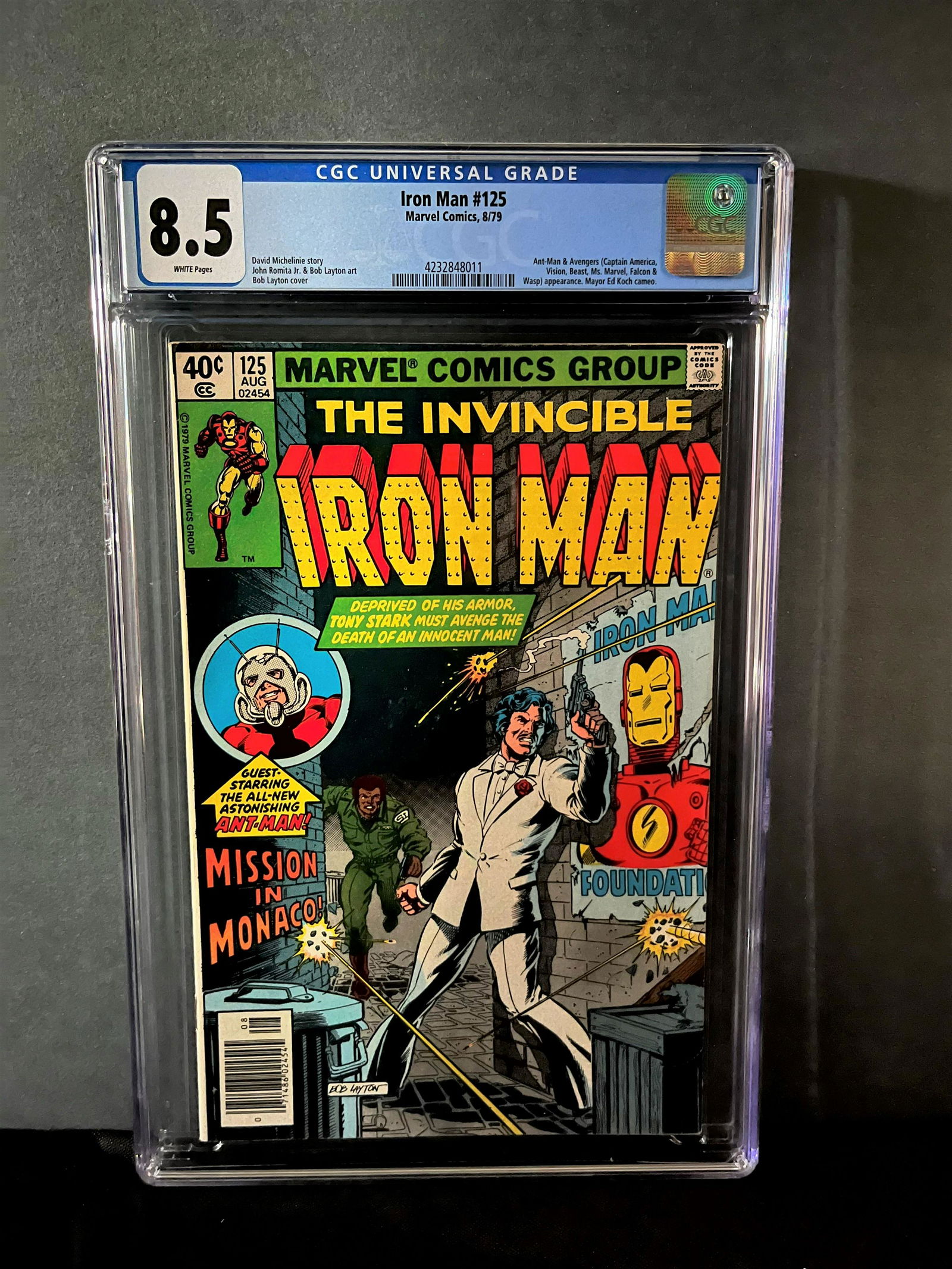 Iron Man 125 CGC 8.5 (1 of 1)