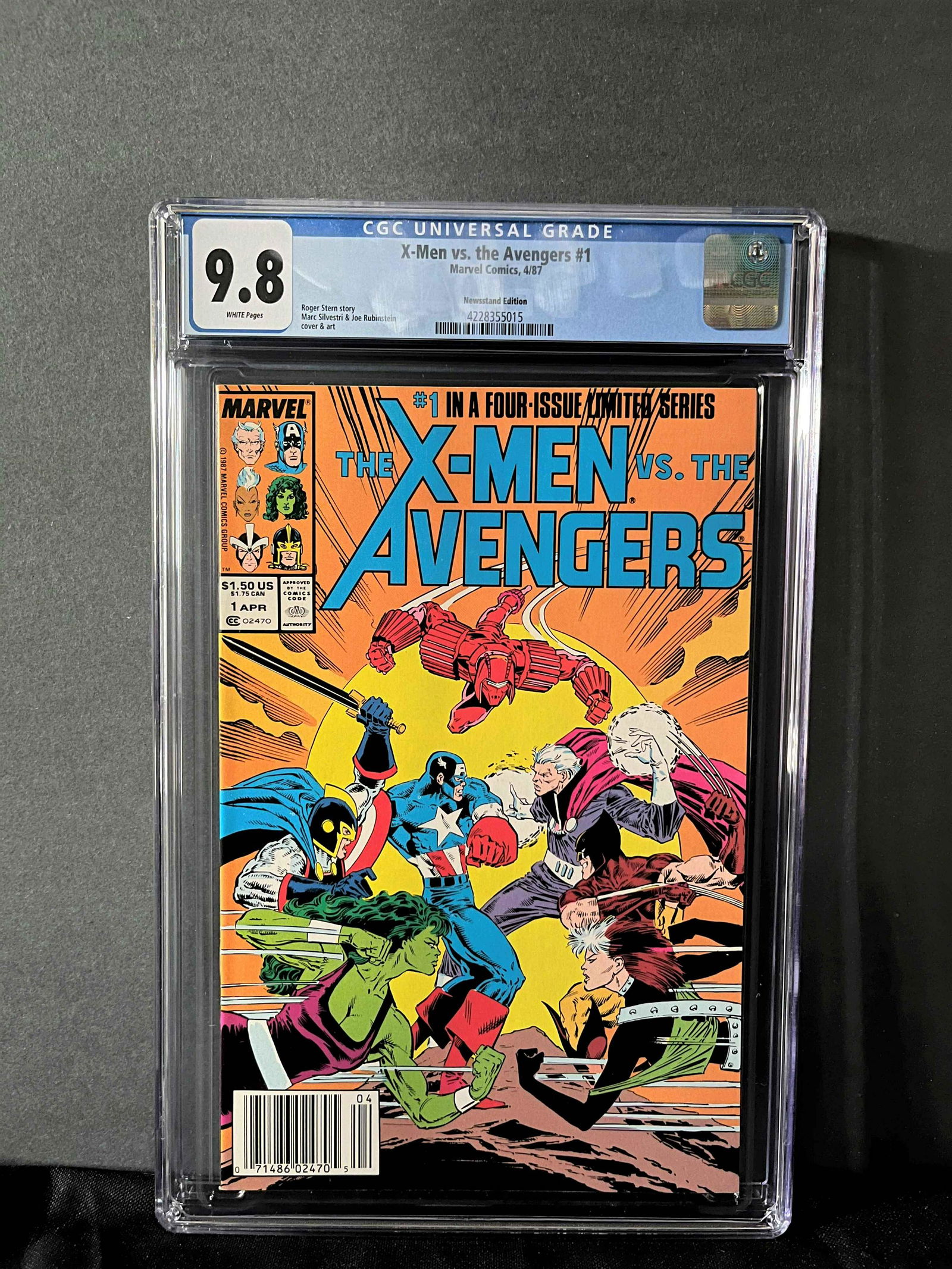 X-men vs. Avengers 1 CGC 9.8 Newsstand Ed (1 of 1)