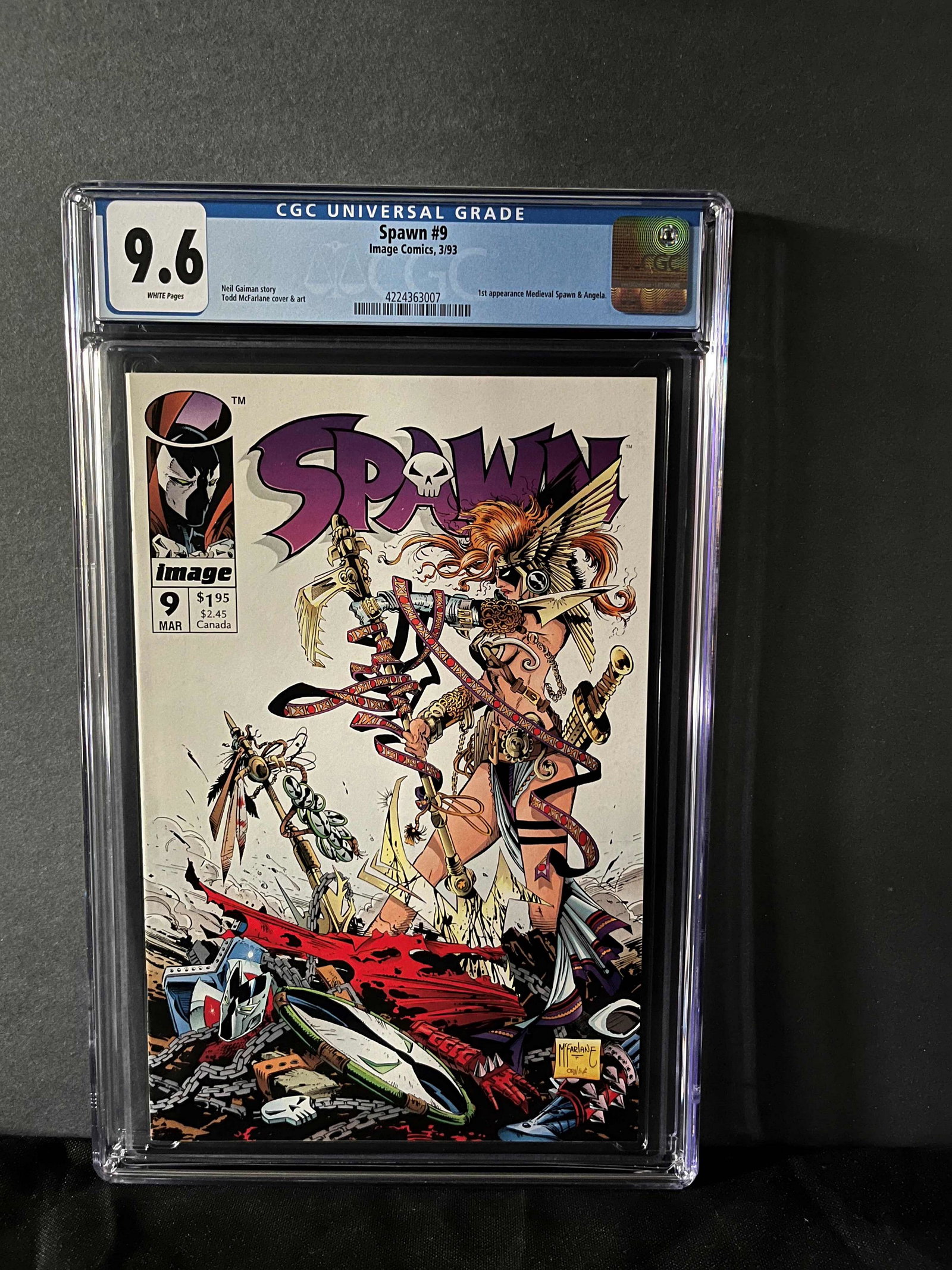 Spawn 9 CGC 9.6 1st Angela (1 of 1)
