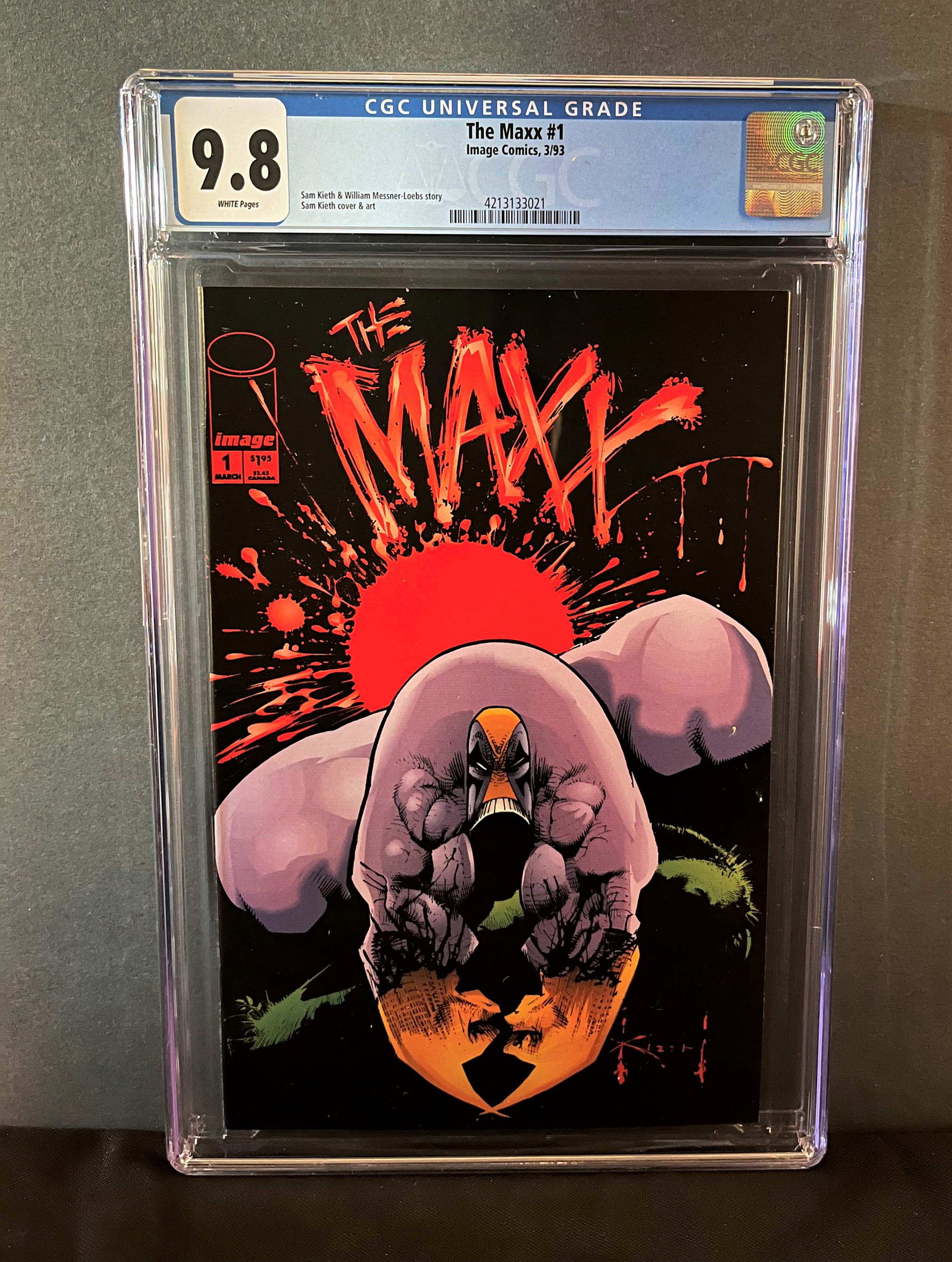 The Maxx 1 CGC 9.8: We are a Veteran Owned and Operated Auction House. All Shipping and handling is done is house. We are now accepting consignments! Happy Bidding!