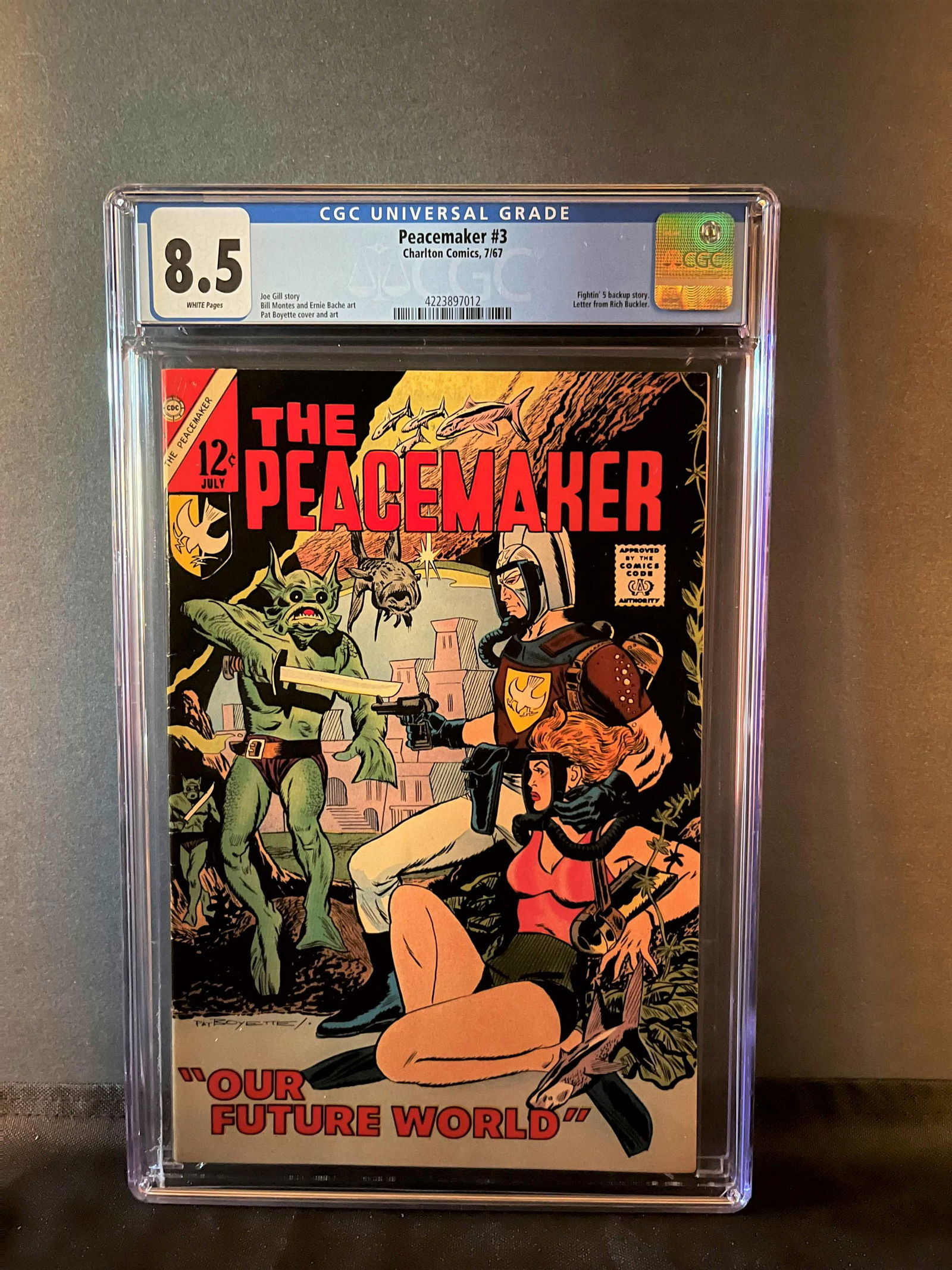 Peacemaker 3 CGC 8.5 Charlton Silver Age! (1 of 1)