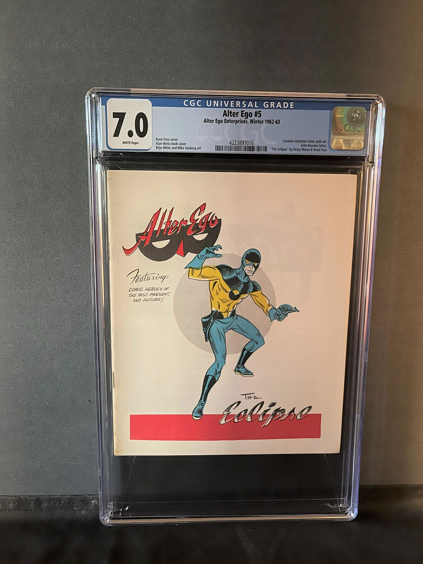 Alter Ego 5 CGC 7.0 Silver Age Fanzine (1 of 1)