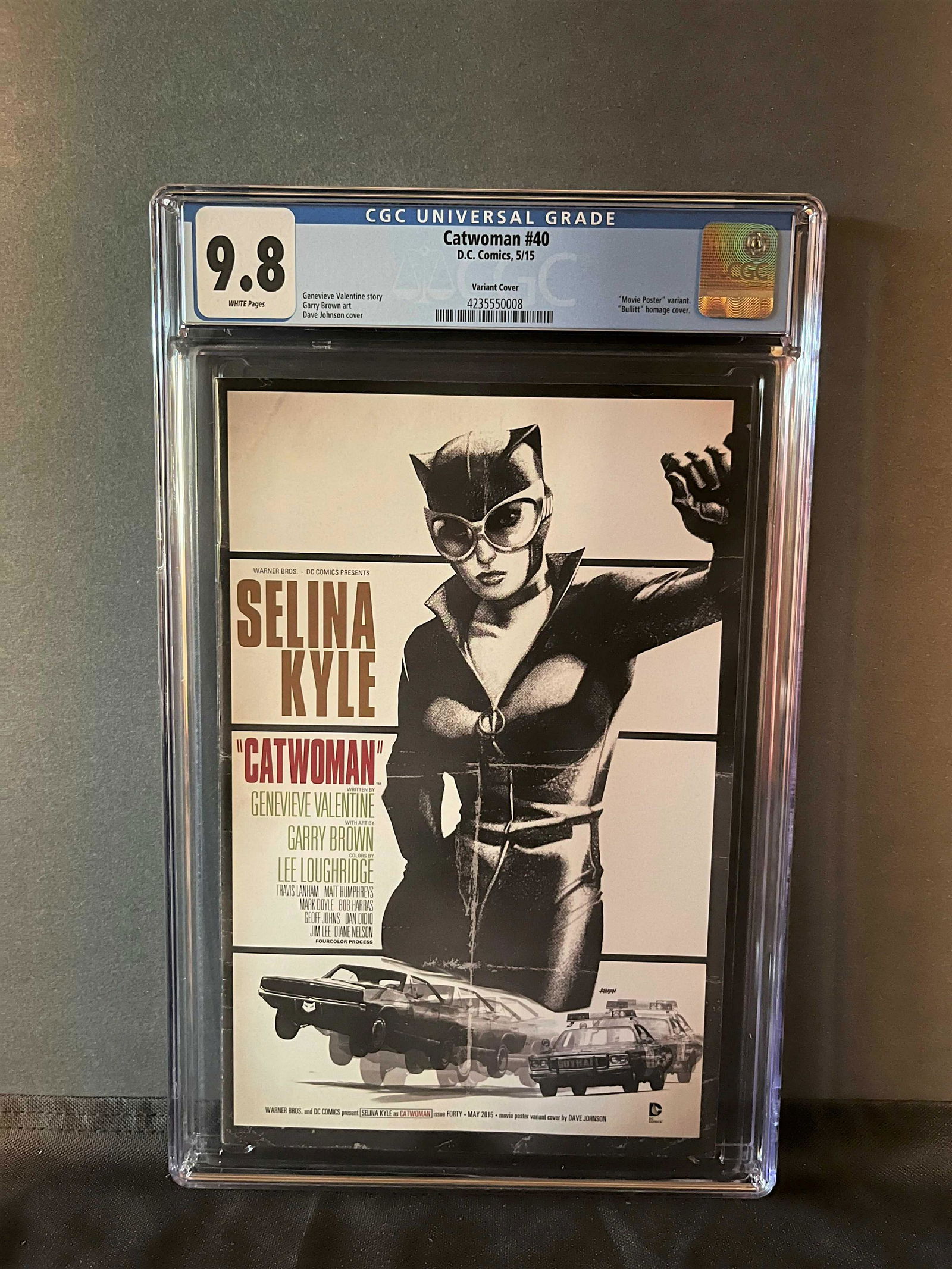 Catwoman 40 Movie Poster Variant CGC 9.8: We are a Veteran Owned and Operated Auction House. All Shipping and handling is done is house. We are now accepting consignments! Happy Bidding!