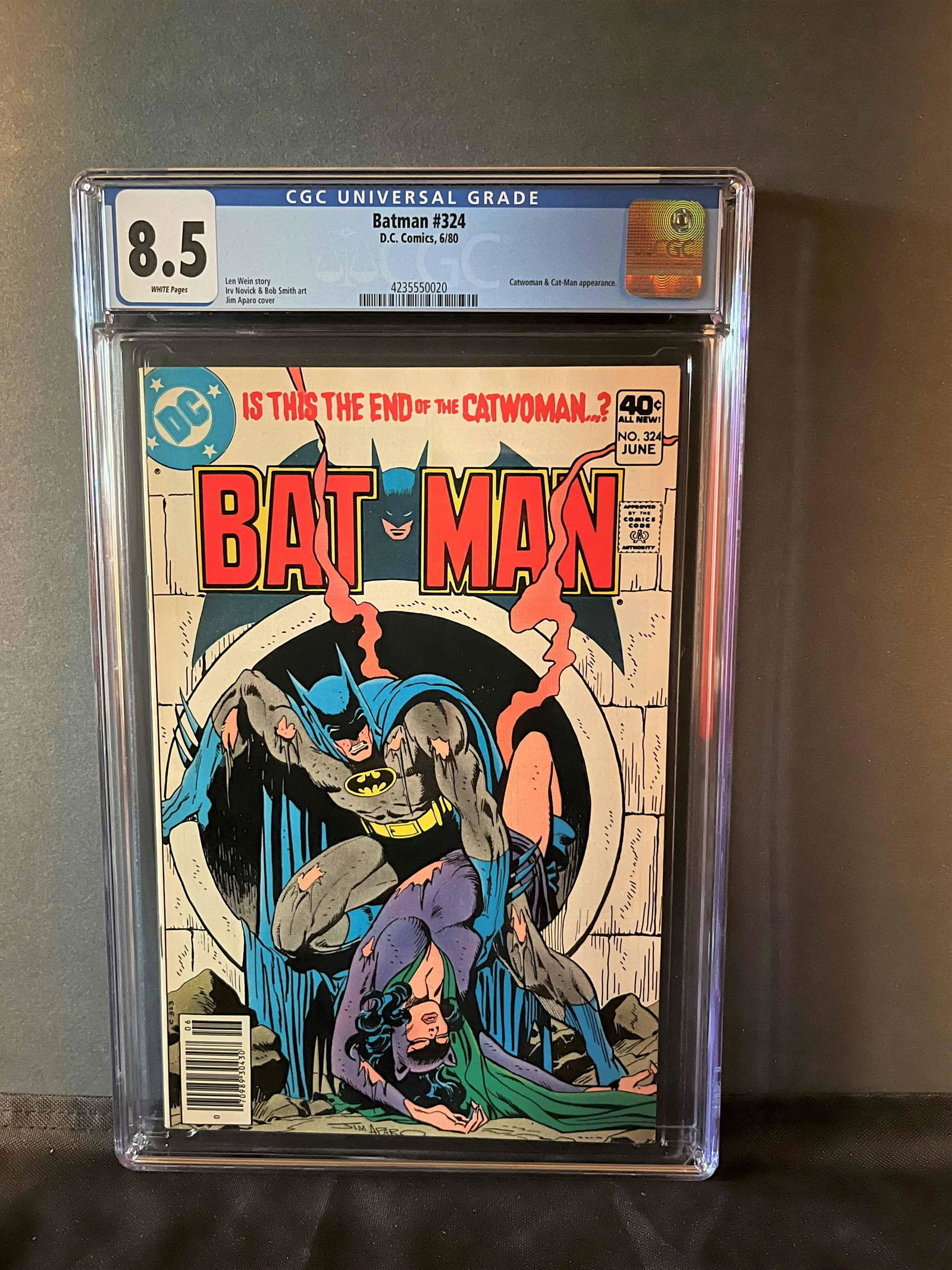 Batman 324 CGC 8.5 Catwoman App (1 of 1)