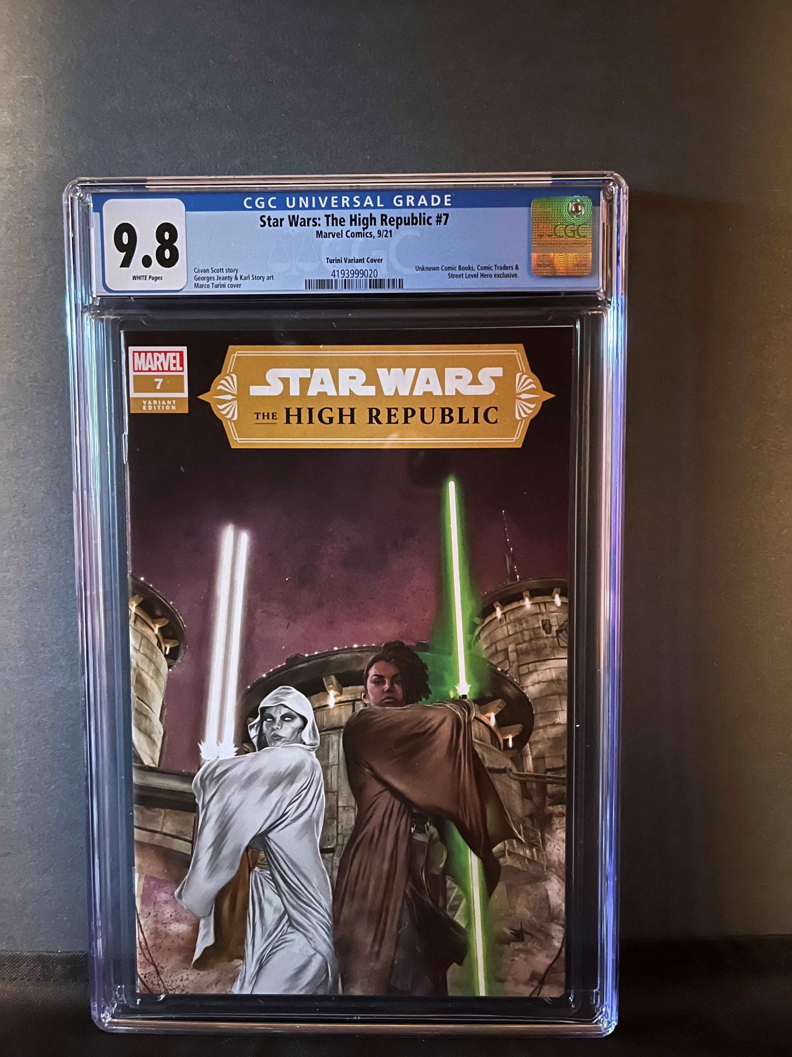 Star Wars High Republic 7 Turini Variant CGC 9.8 (1 of 1)