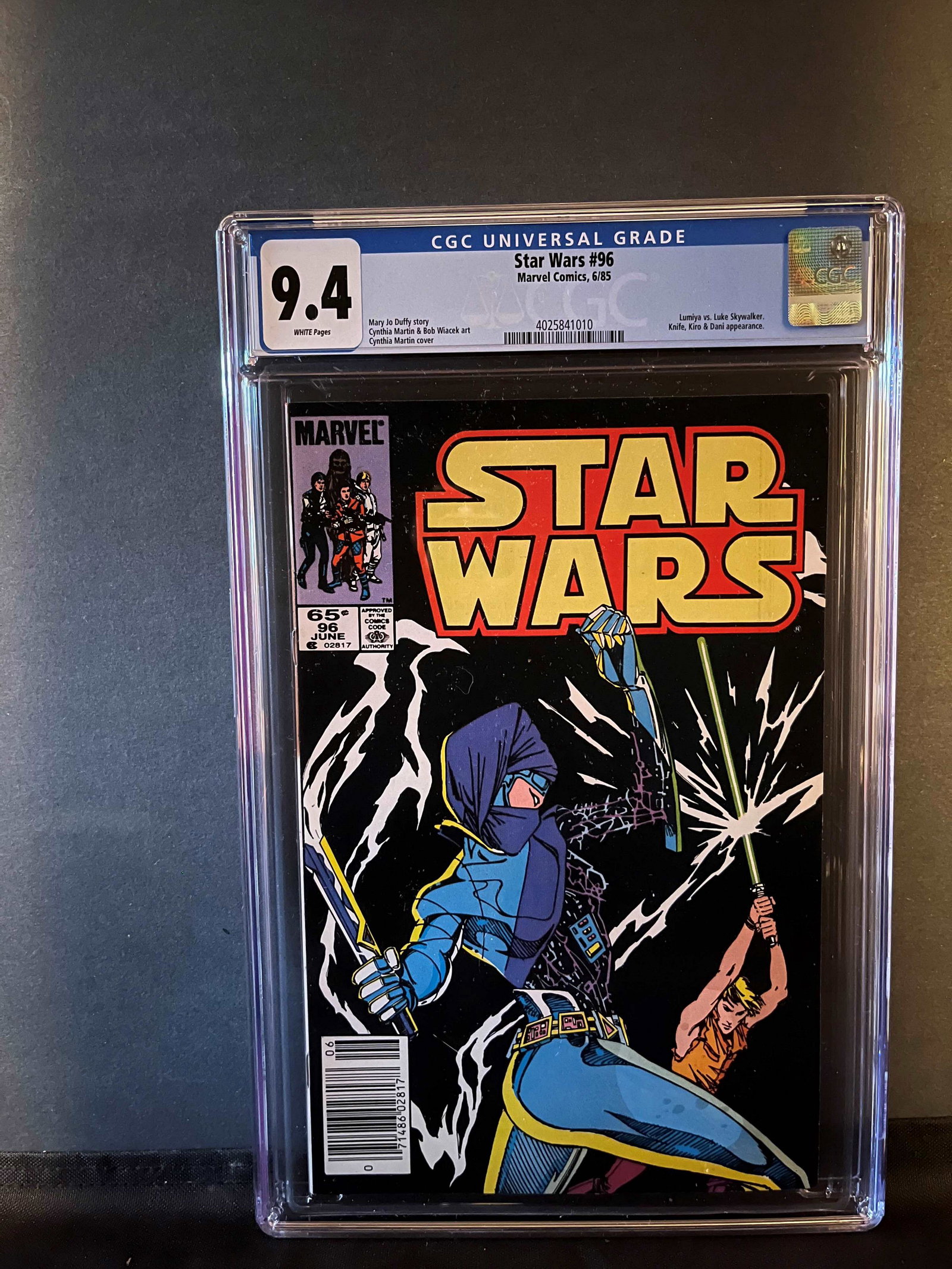 Star Wars 96 CGC 9.4 Lumiya vs Skywalker (1 of 1)