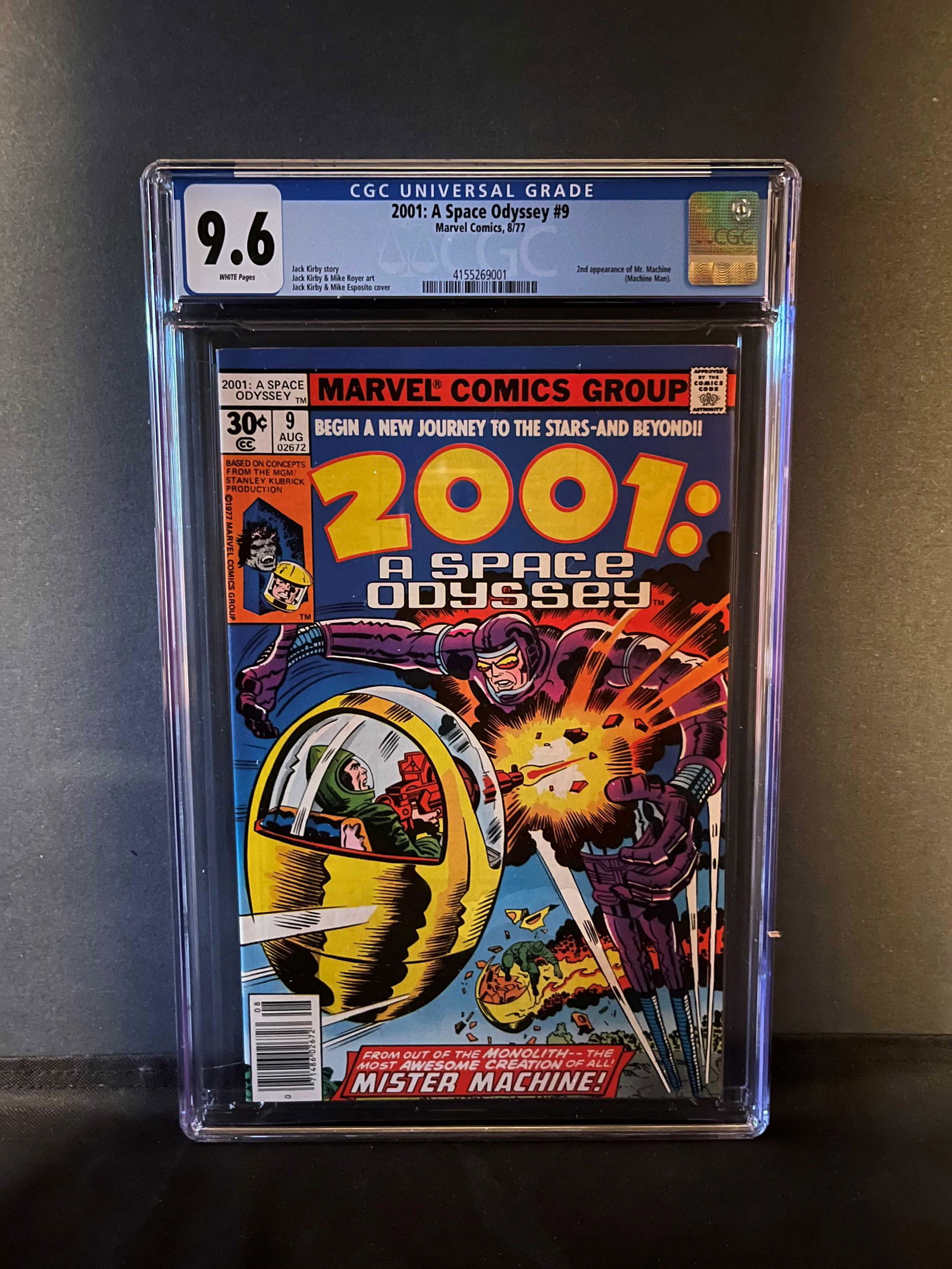 2001 Space Odyssey 9 CGC 9.6 2nd app Machine Man (1 of 1)