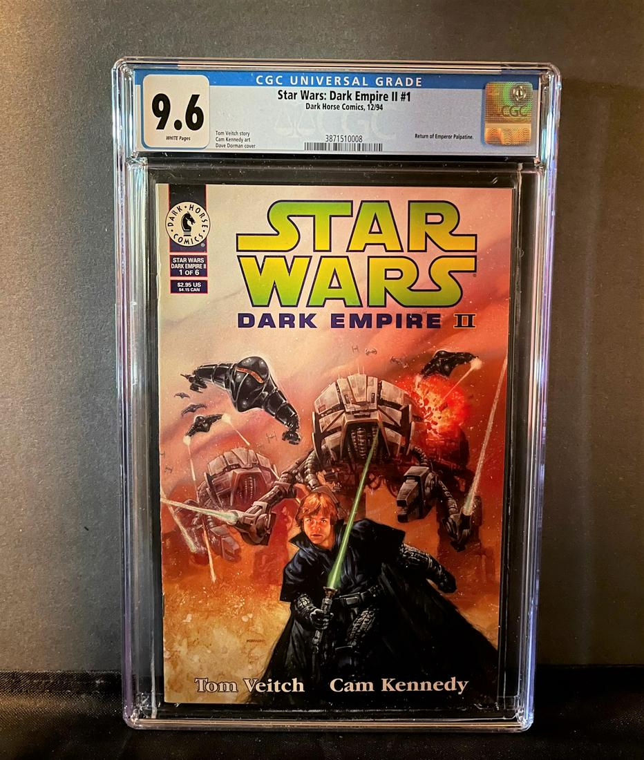 Star Wars Dark Empire II #1 CGC 9.6 Key! (1 of 1)