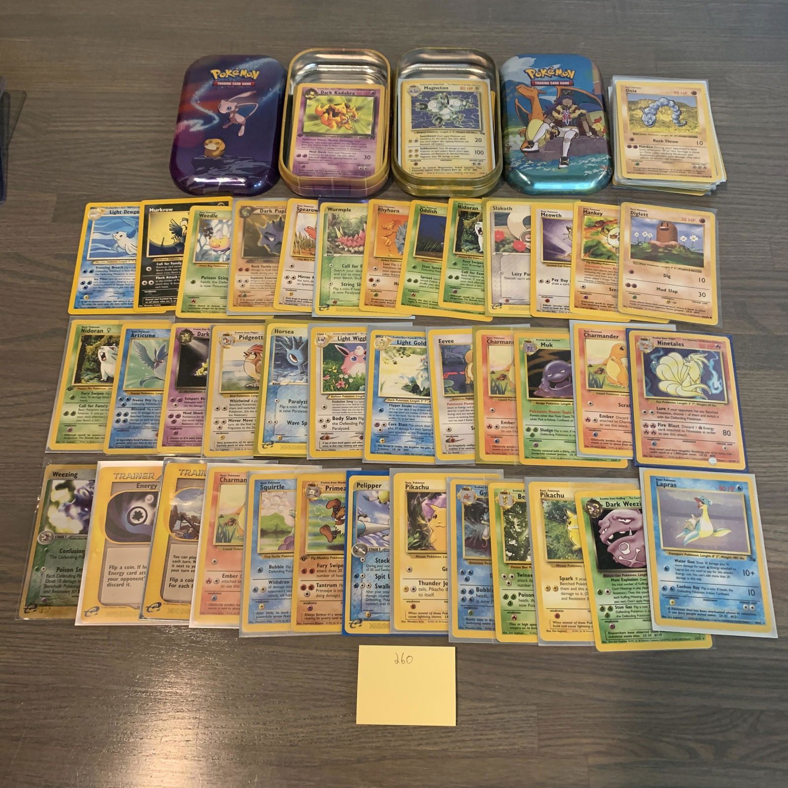 Pokemon tins and Vintage Cards (1 of 5)