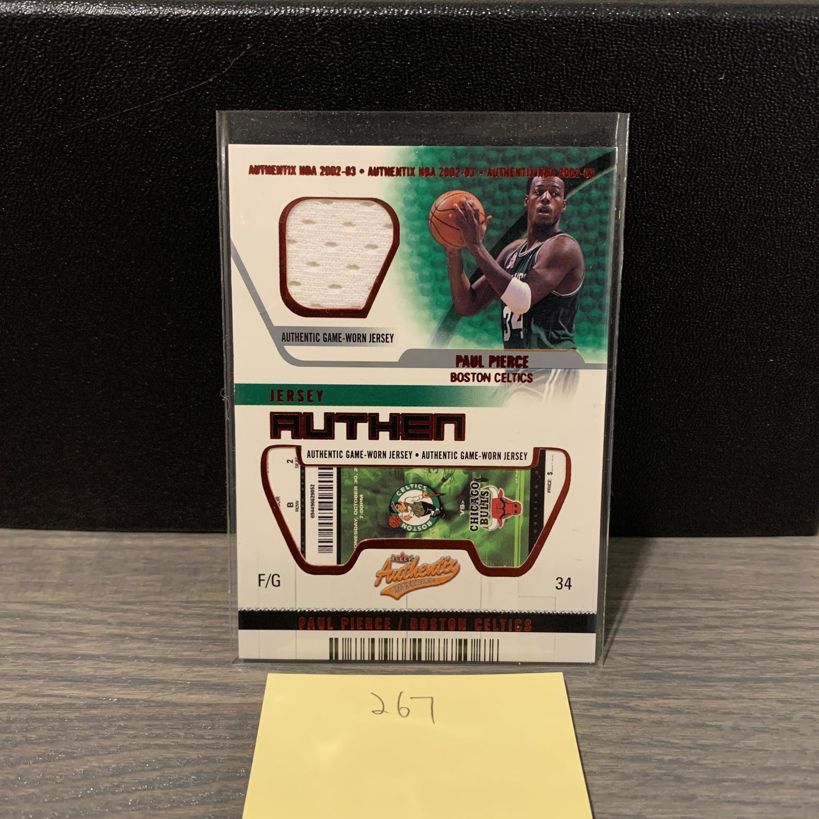 Paul Pierce Jersey Basketball Card (1 of 2)