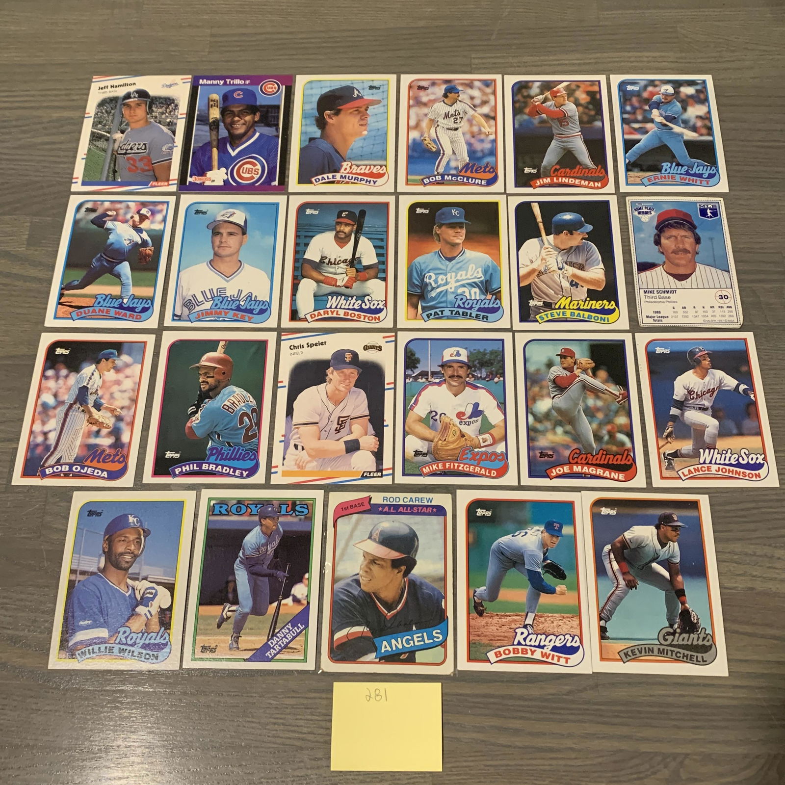 80s Baseball Cards Rod Carew (1 of 2)