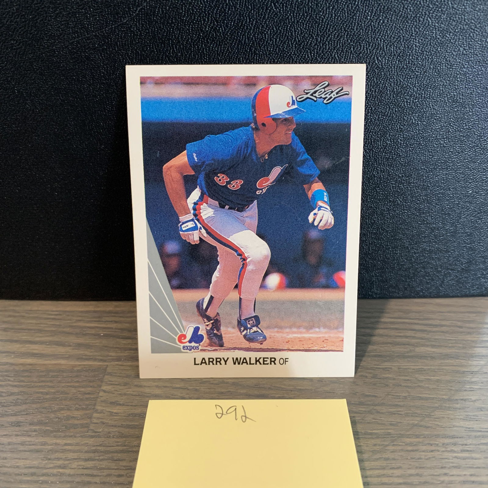 Larry Walker Baseball Card (1 of 2)