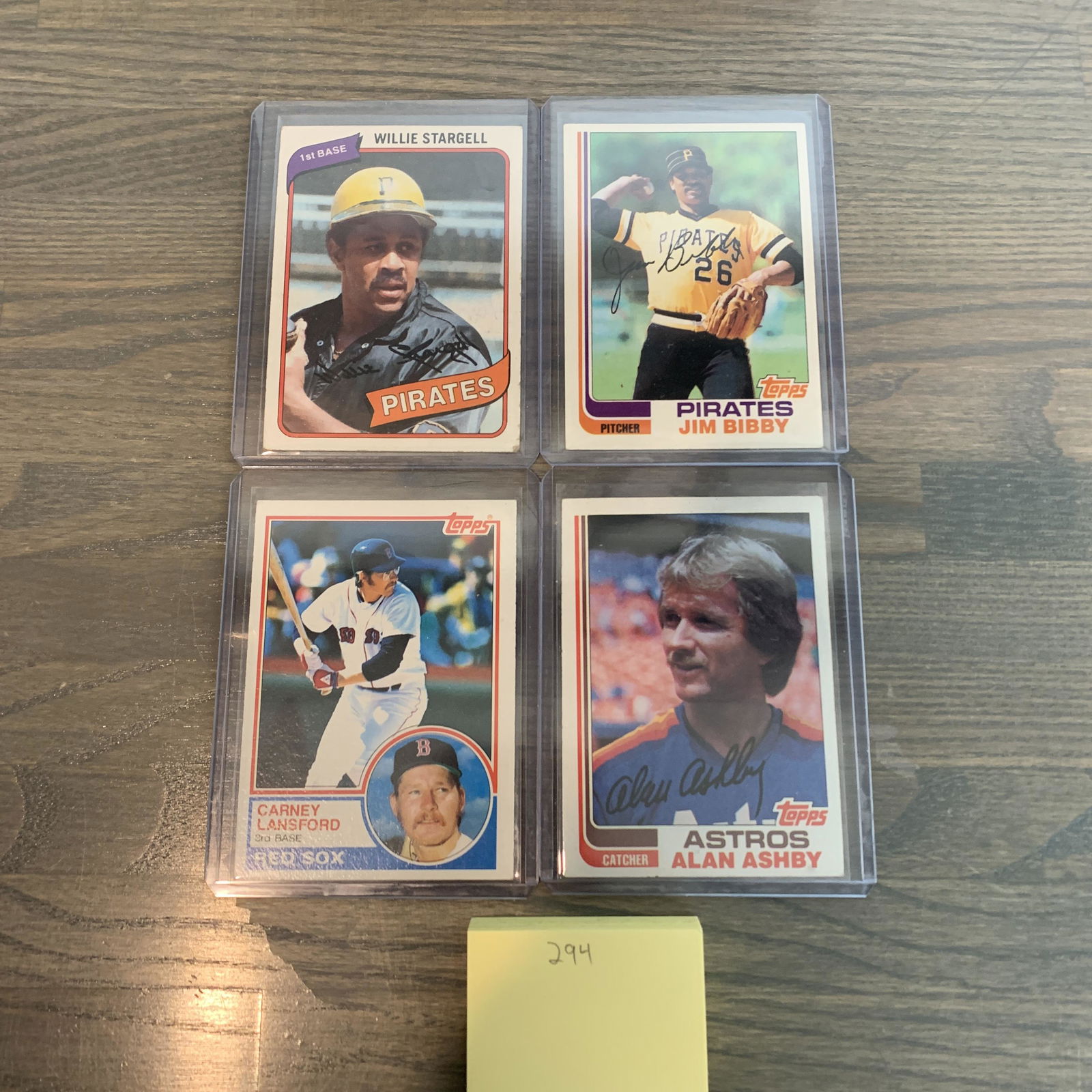 80s Baseball Cards Alan Ashby (1 of 2)