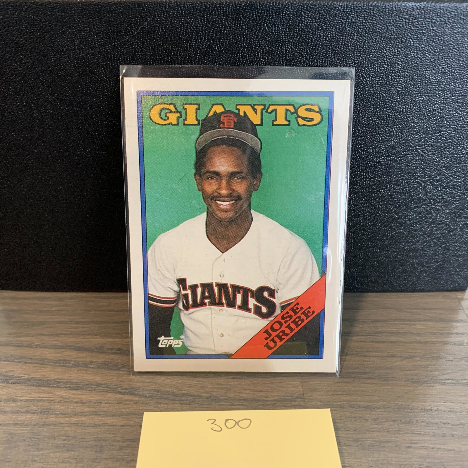 Jose Uribe Topps logo Error Card: Jose Uribe #305 Error Card. Topps logo misprint. See photos for condition. Now accepting Consignments!