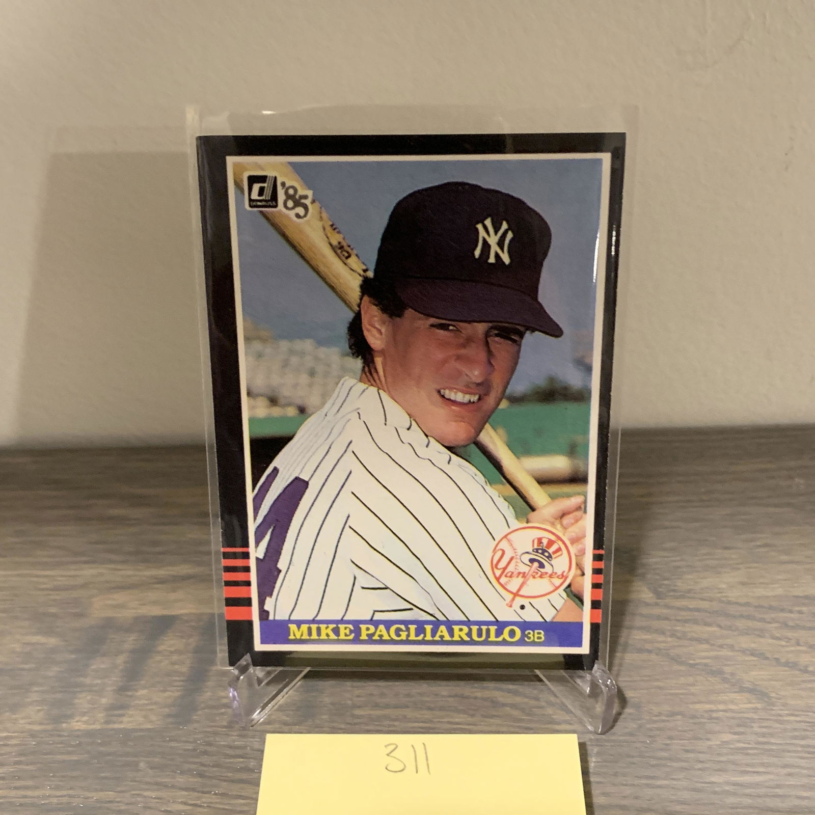 Mike Pagliarulo Baseball Card (1 of 2)