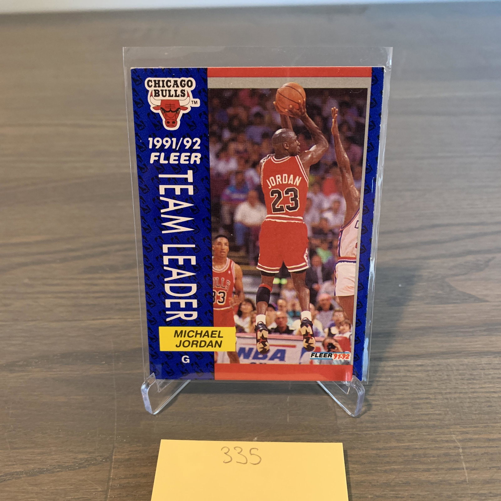 Michael Jordan Basketball Card: Michael Jordan #375 Fleer Team Leader Basketball card. See photos for condition. Now accepting Consignments!