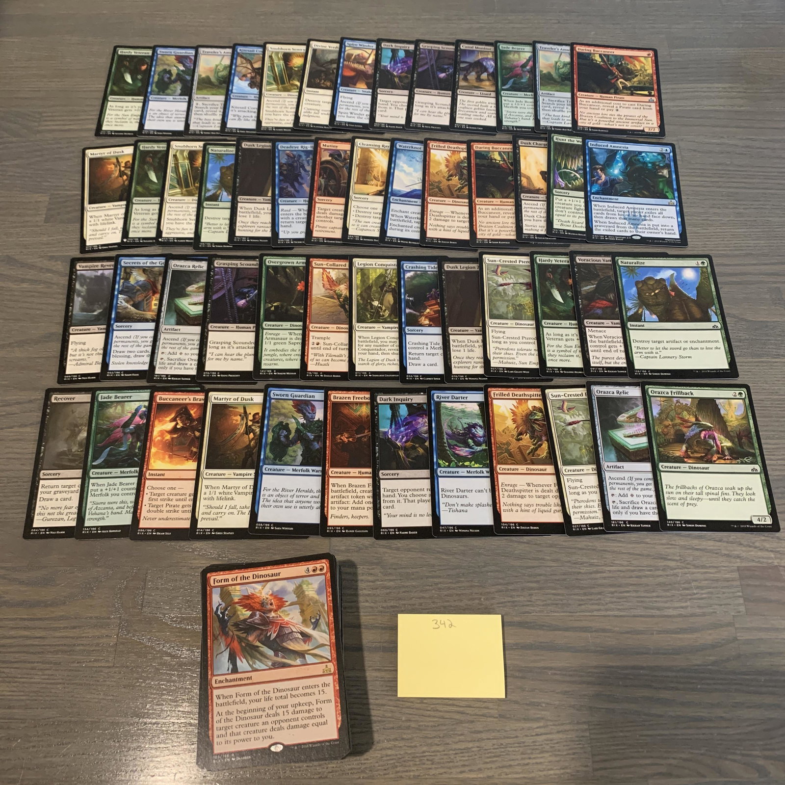 Magic Rivals of Ixalan Cards: Magic the Gathering Rivals of Ixalan Set Cards. 130+ cards. See photos for conditions. Now accepting Consignments!