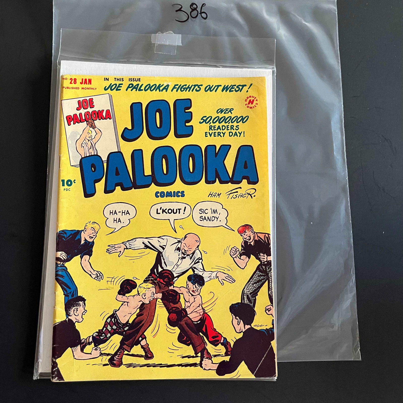 Joe Palooka 28 Golden Age Classic: We are a Veteran Owned and Operated Auction House. All Shipping and handling is done is house. We are now accepting consignments! Happy Bidding!