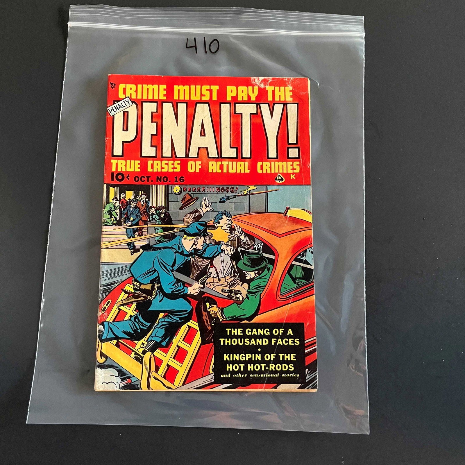 Crime Must Pay the Penalty 16: We are a Veteran Owned and Operated Auction House. All Shipping and handling is done is house. We are now accepting consignments! Happy Bidding!