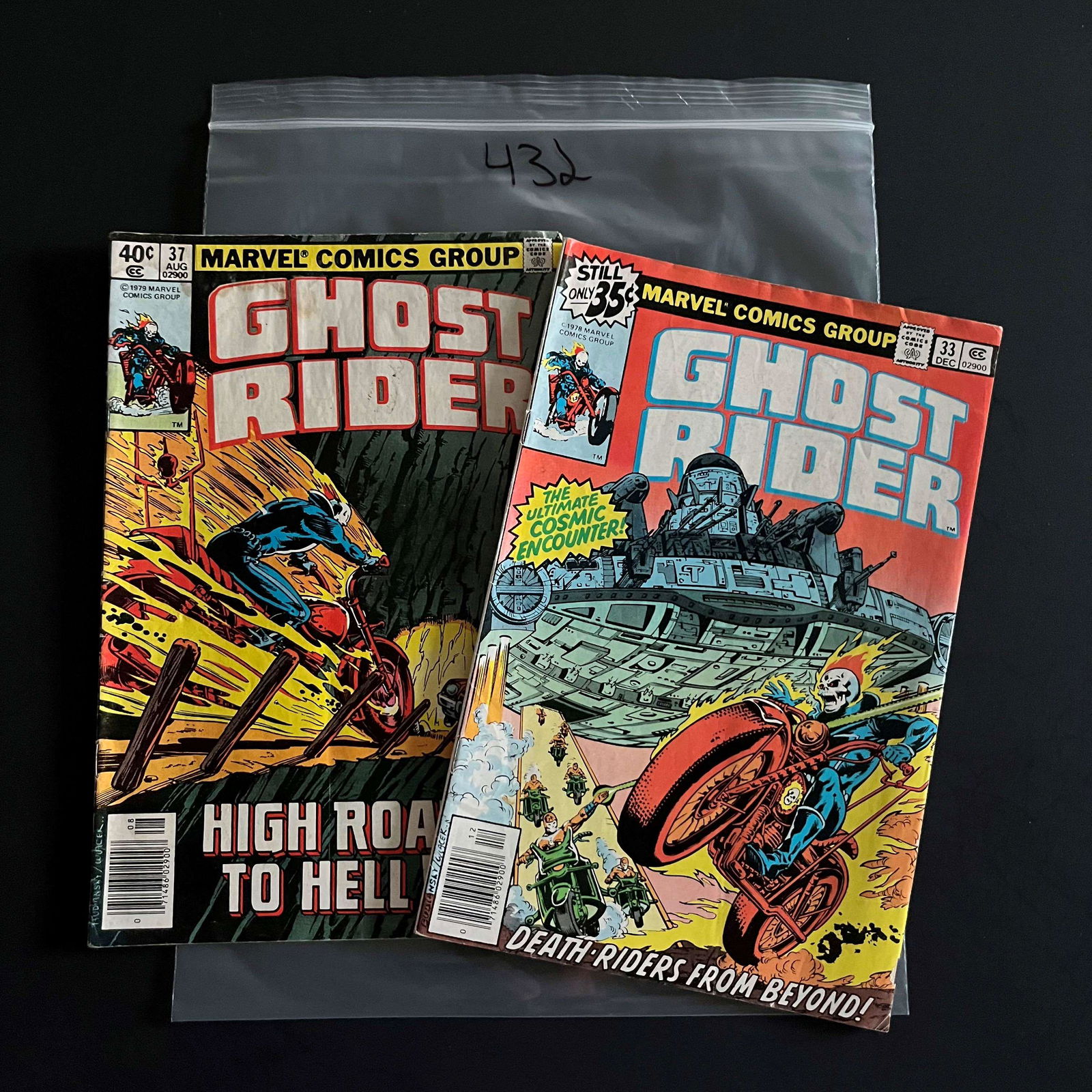 Ghost Rider 33 &37 Marvel 1st Series: We are a Veteran Owned and Operated Auction House. All Shipping and handling is done is house. We are now accepting consignments! Happy Bidding!