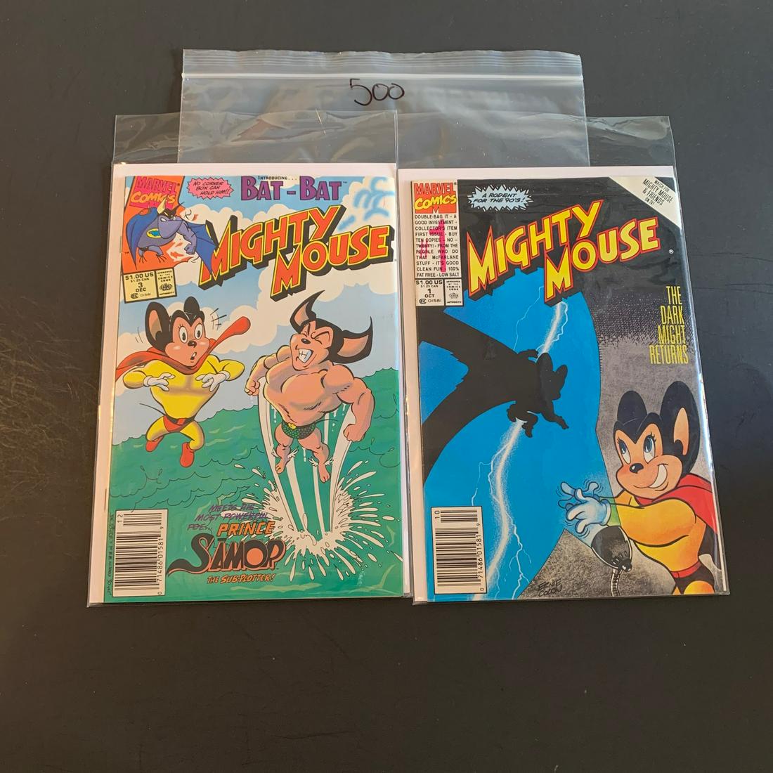 Mighty Mouse 1 & 3 Parody Covers Marvel Series: We are a Veteran Owned and Operated Auction House. All Shipping and handling is done is house. We are now accepting consignments! Happy Bidding!