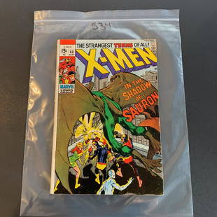 X-men 60 1st appearance of Sauron: We are a Veteran Owned and Operated Auction House. All Shipping and handling is done is house. We are now accepting consignments! Happy Bidding!