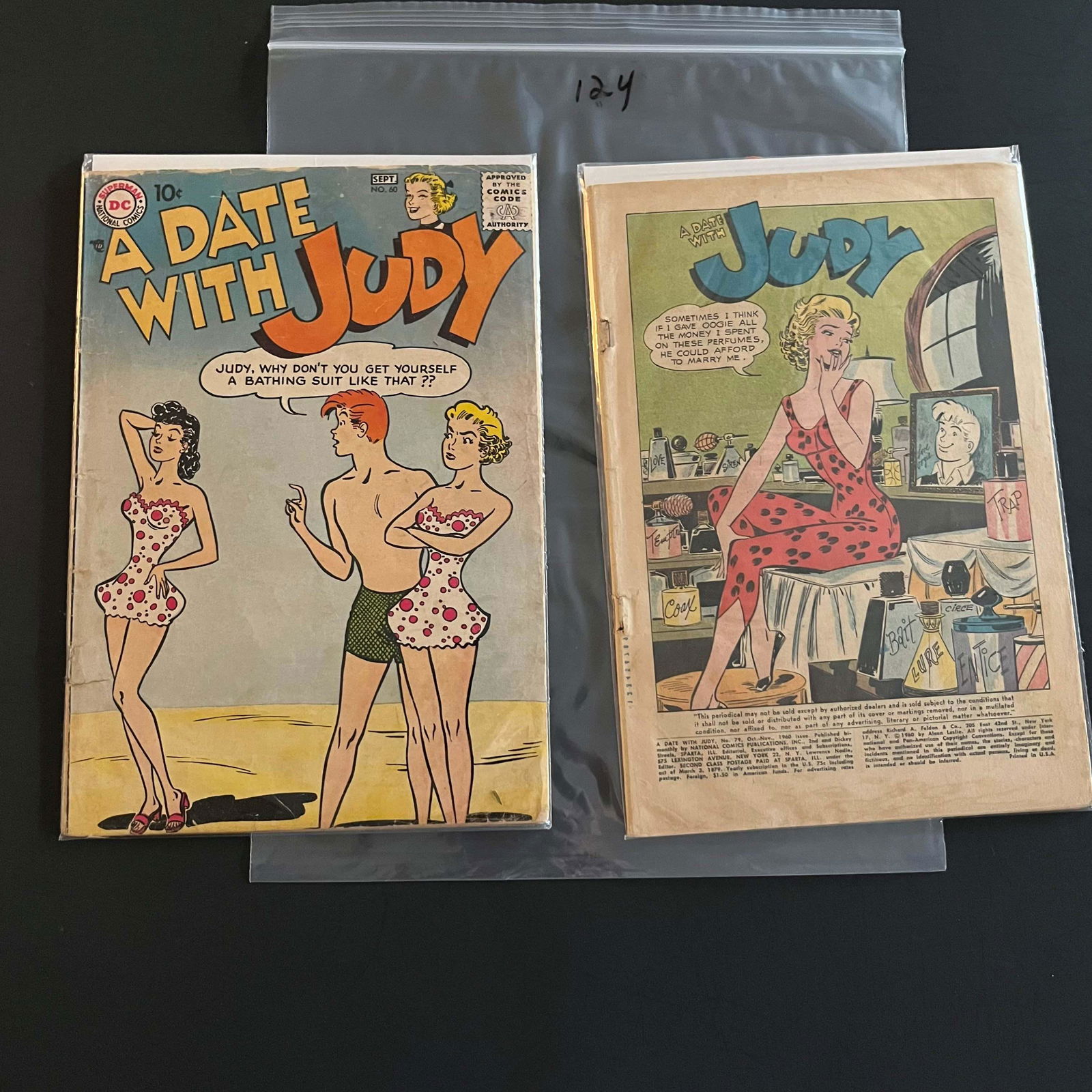 A Date with Judy DC Golden Age Comic Lot (1 of 1)