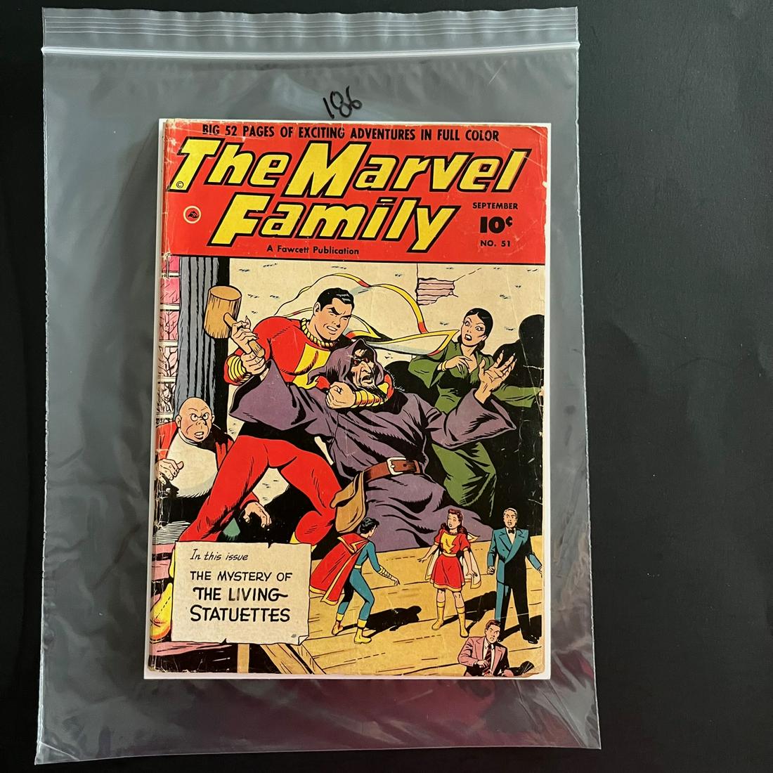 Marvel Family 51: We are a Veteran Owned and Operated Auction House. All Shipping and handling is done is house. We are now accepting consignments! Happy Bidding!