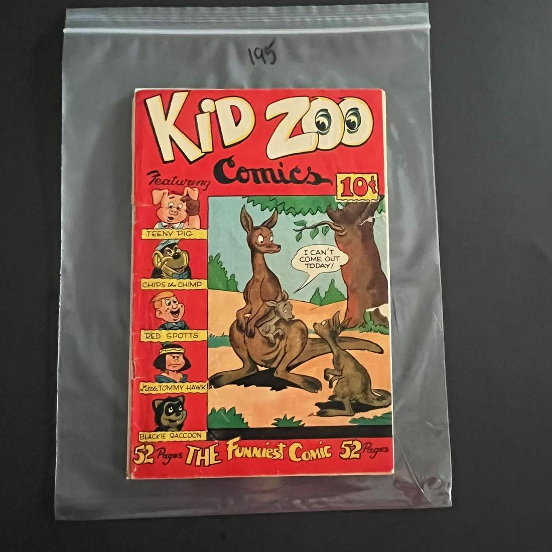 Kid Zoo Comics 1 Golden Age Funny Animal (1 of 2)
