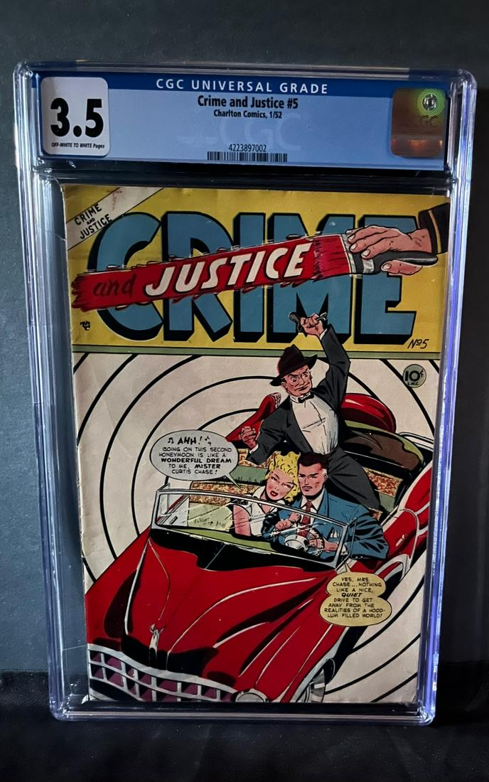 Crime and Justice 5 Pre-Code Crime CGC 3.5 (1 of 1)