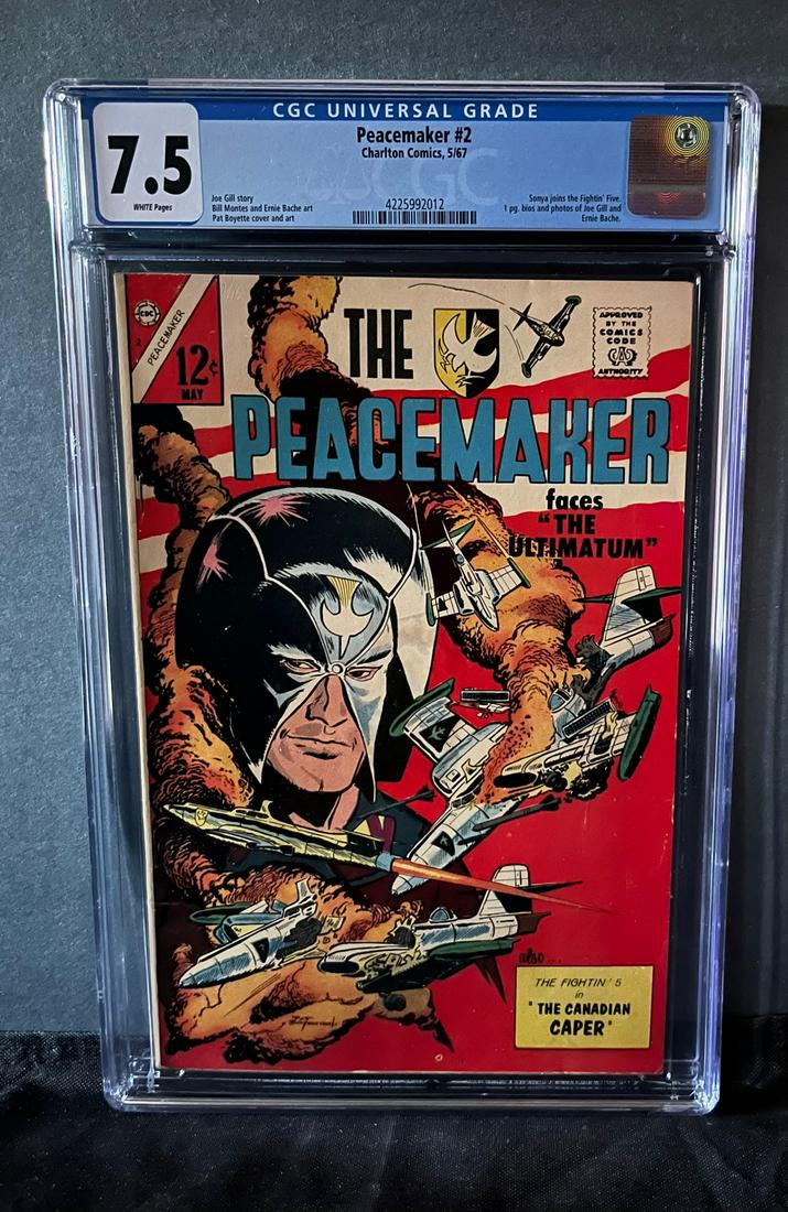 Peacemaker 2 CGC 7.5 Classic Cover SA Charlton Series (1 of 1)