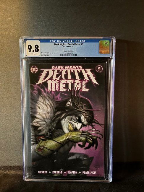 Dark Nights Death Metal 5 Comics Elite Ed. CGC 9.8 (1 of 1)