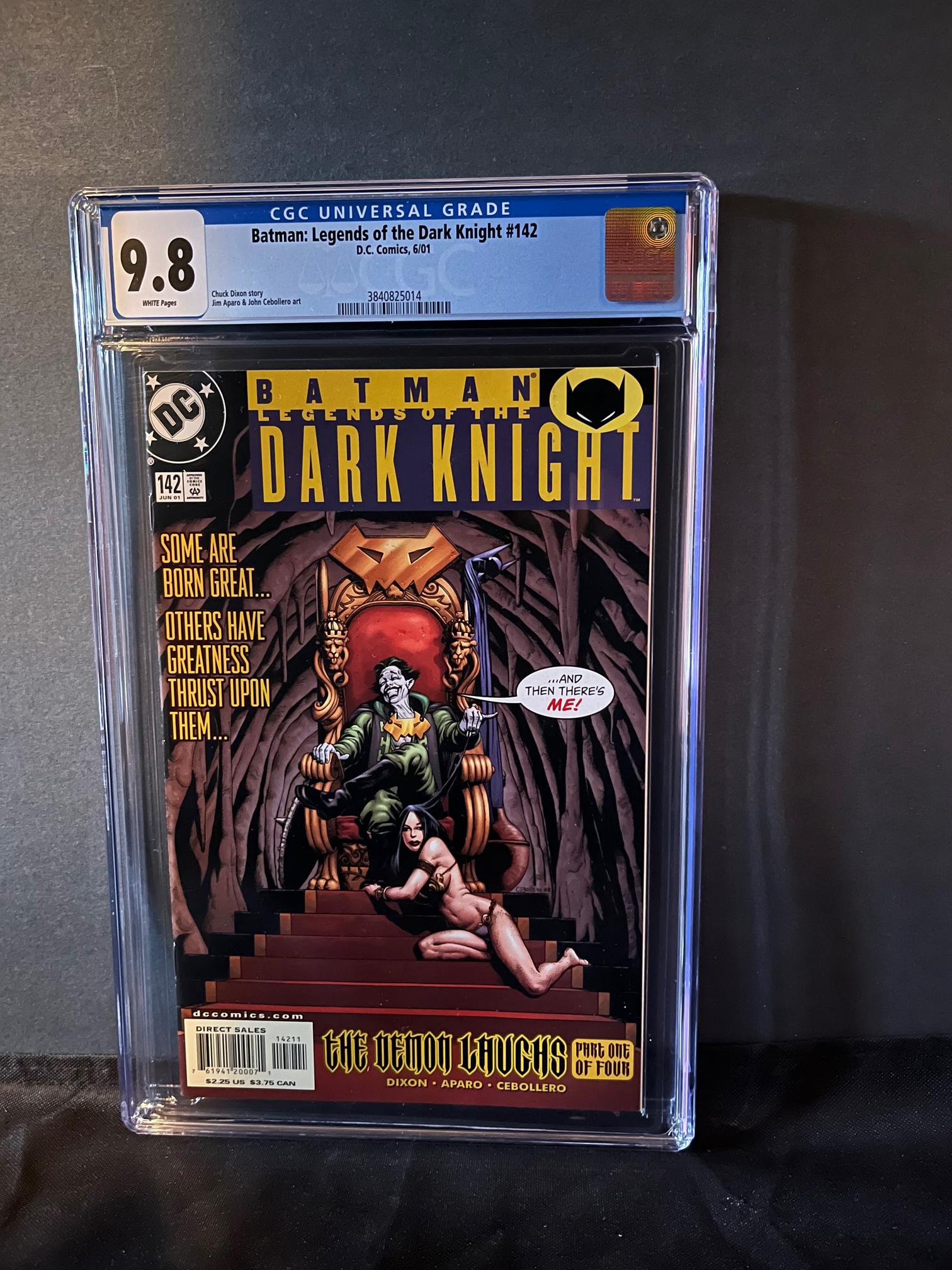 Batman Legends of the Dark Knight 142 CGC 9.8: We are a Veteran Owned and Operated Auction House. All Shipping and handling is done is house. We are now accepting consignments! Happy Bidding!